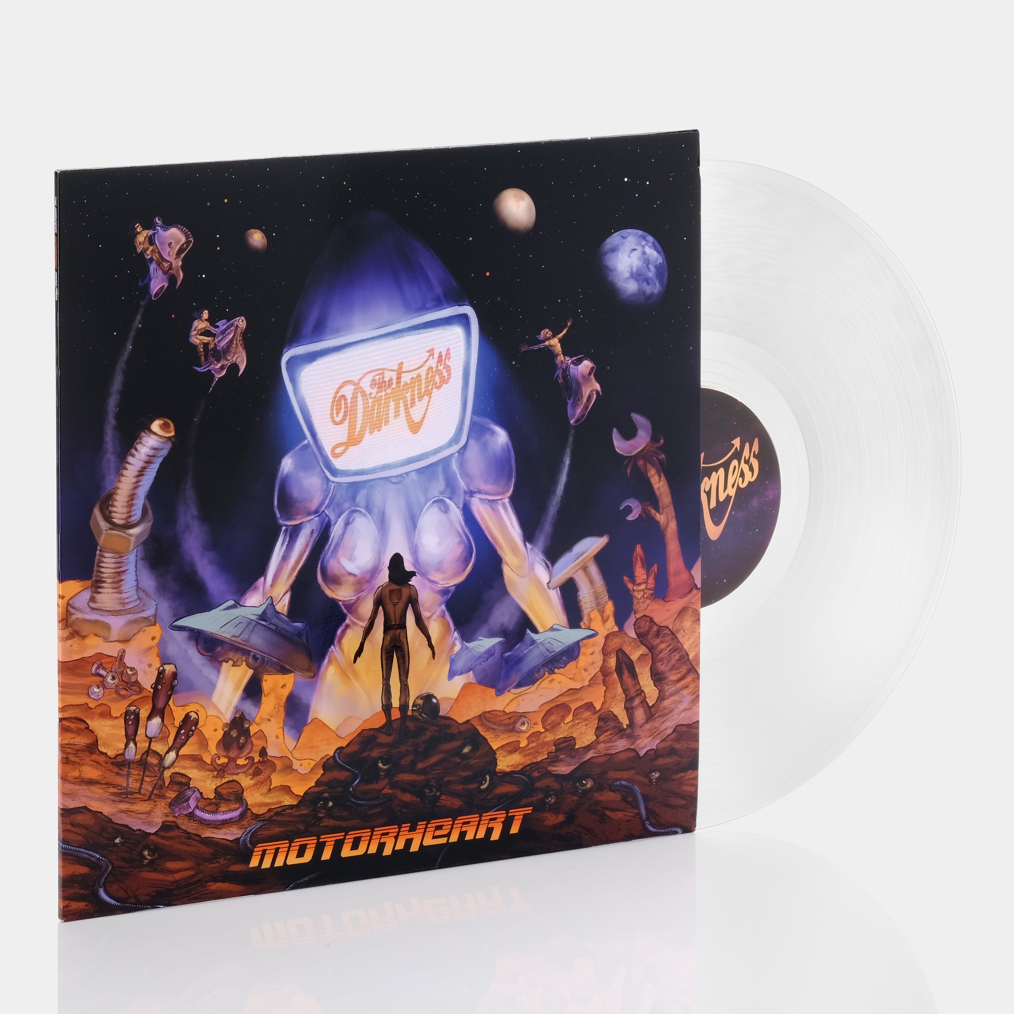The Darkness - Motorheart LP Clear Vinyl Record