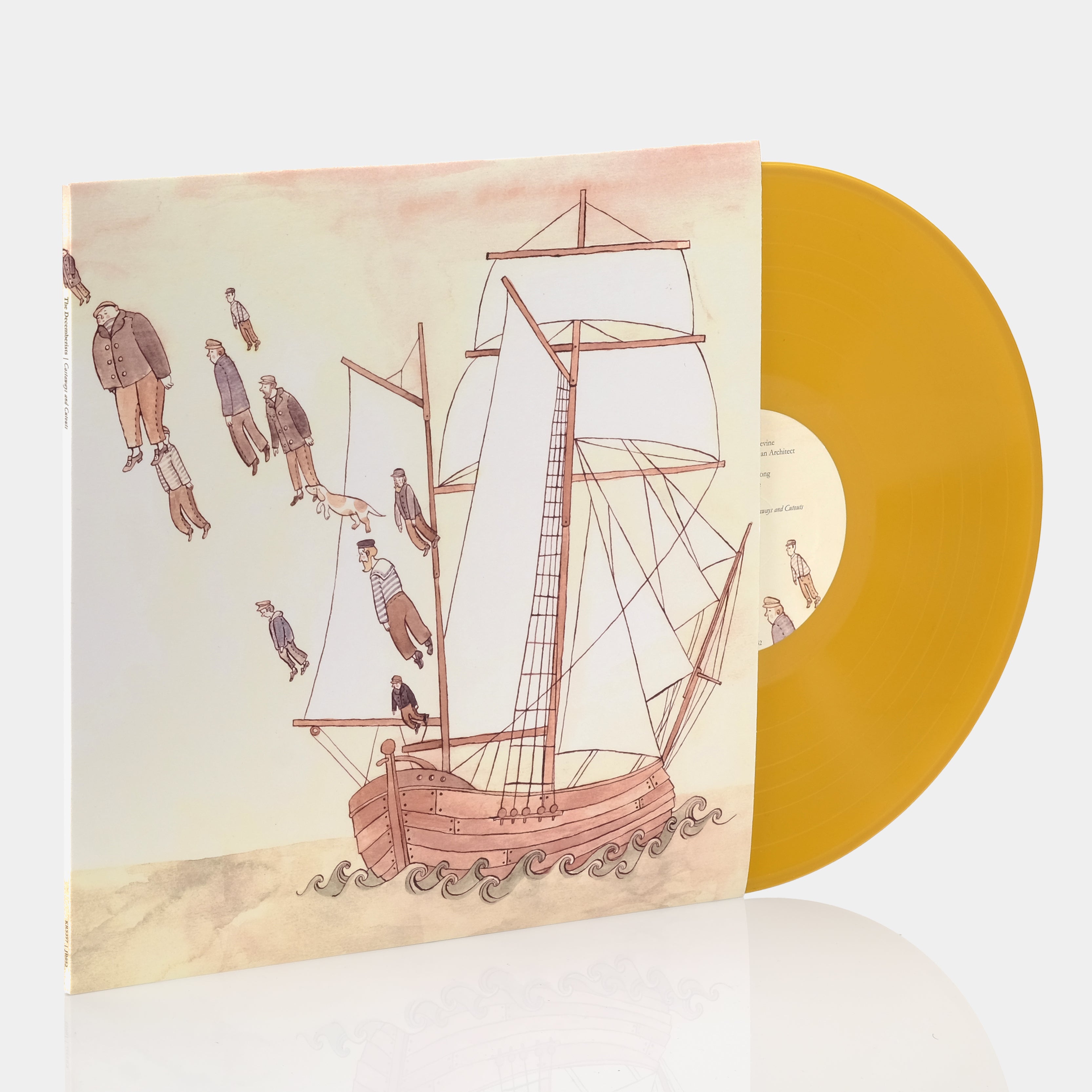 The Decemberists - Castaways And Cutouts LP Gold Vinyl Record