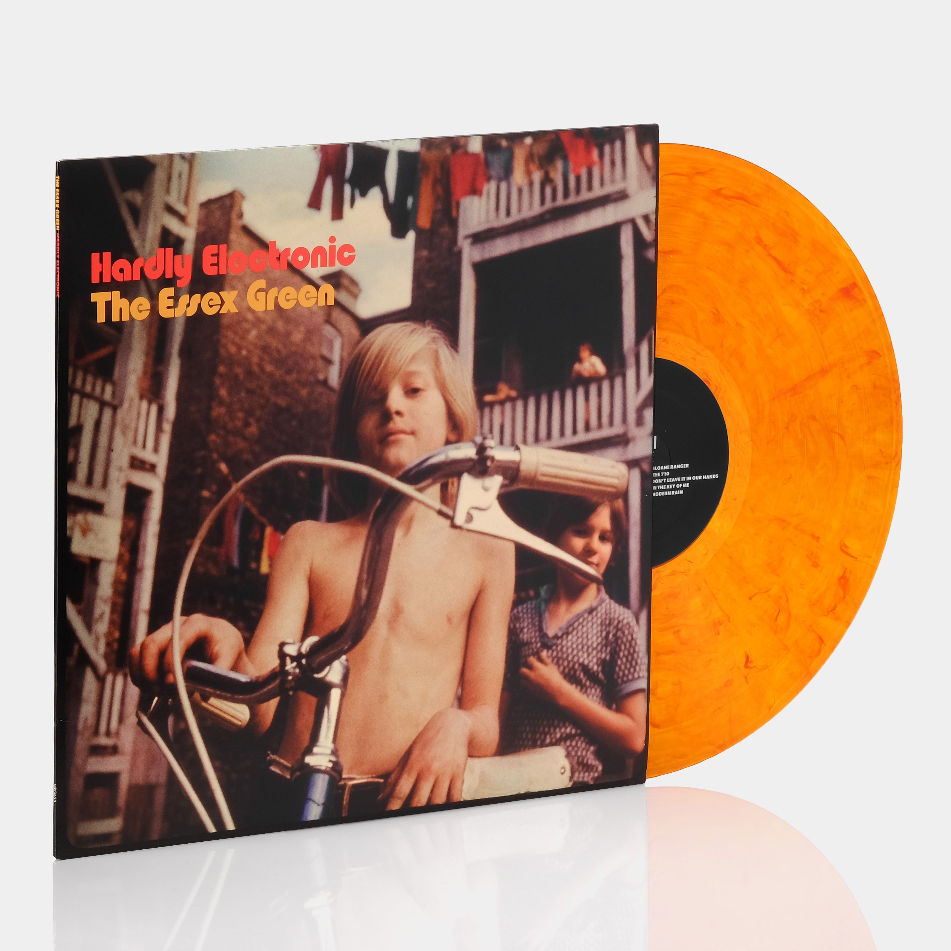 The Essex Green - Hardly Electronic (Peak Vinyl Edition) LP Red & Orange Swirl Vinyl Record