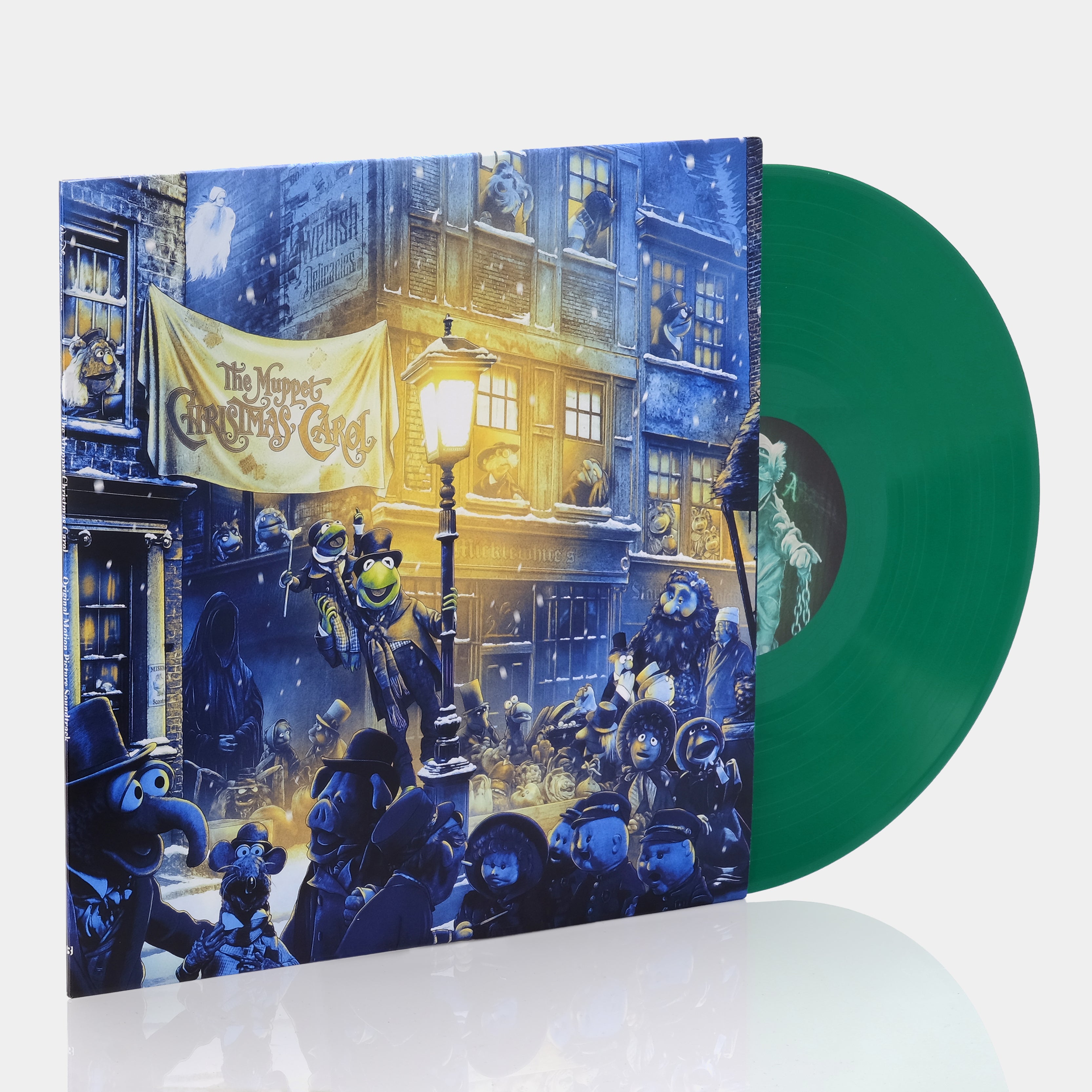 The Muppets - The Muppet Christmas Carol (Original Motion Picture Soundtrack) LP Holly Green Vinyl Record