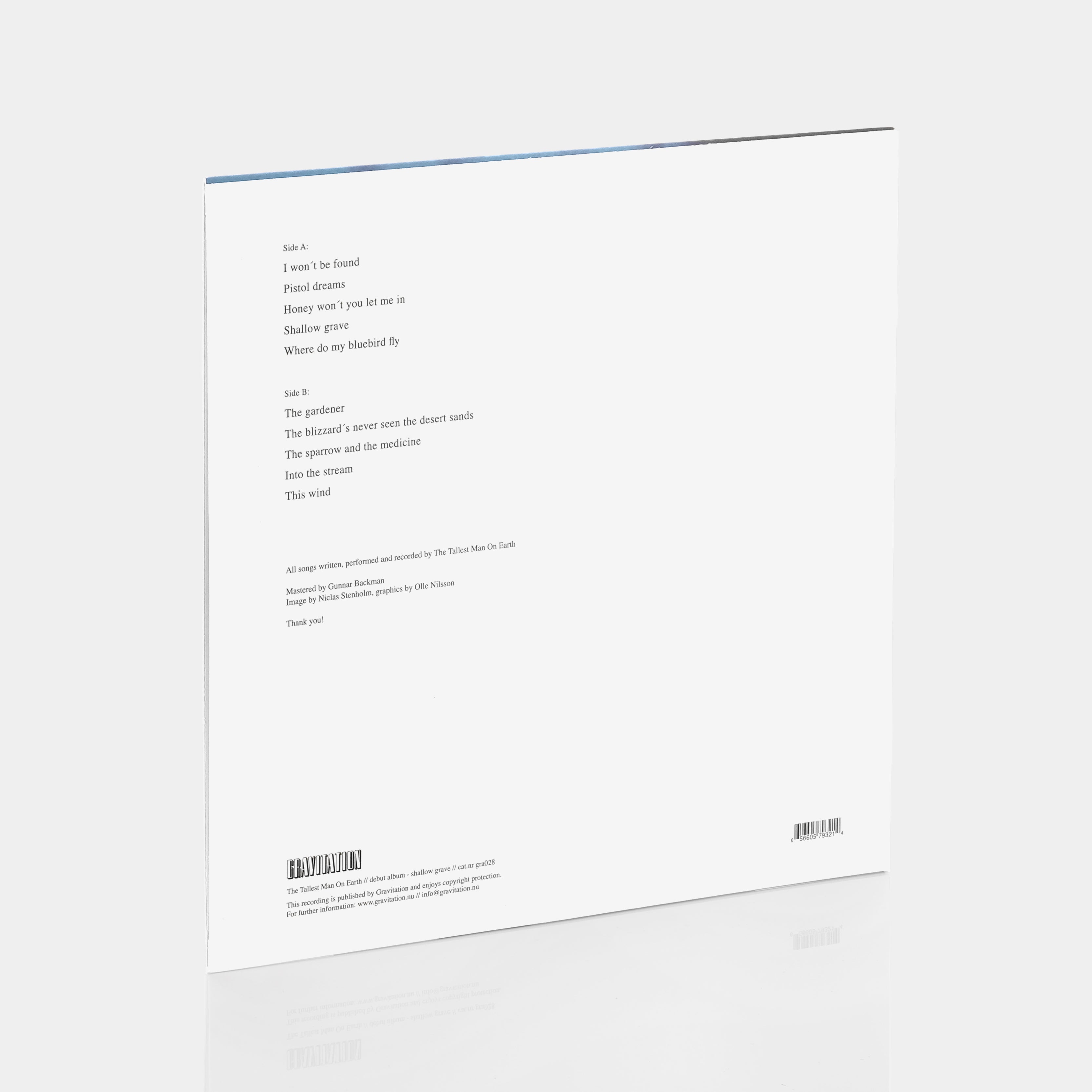 The Tallest Man On Earth - Shallow Grave LP Vinyl Record