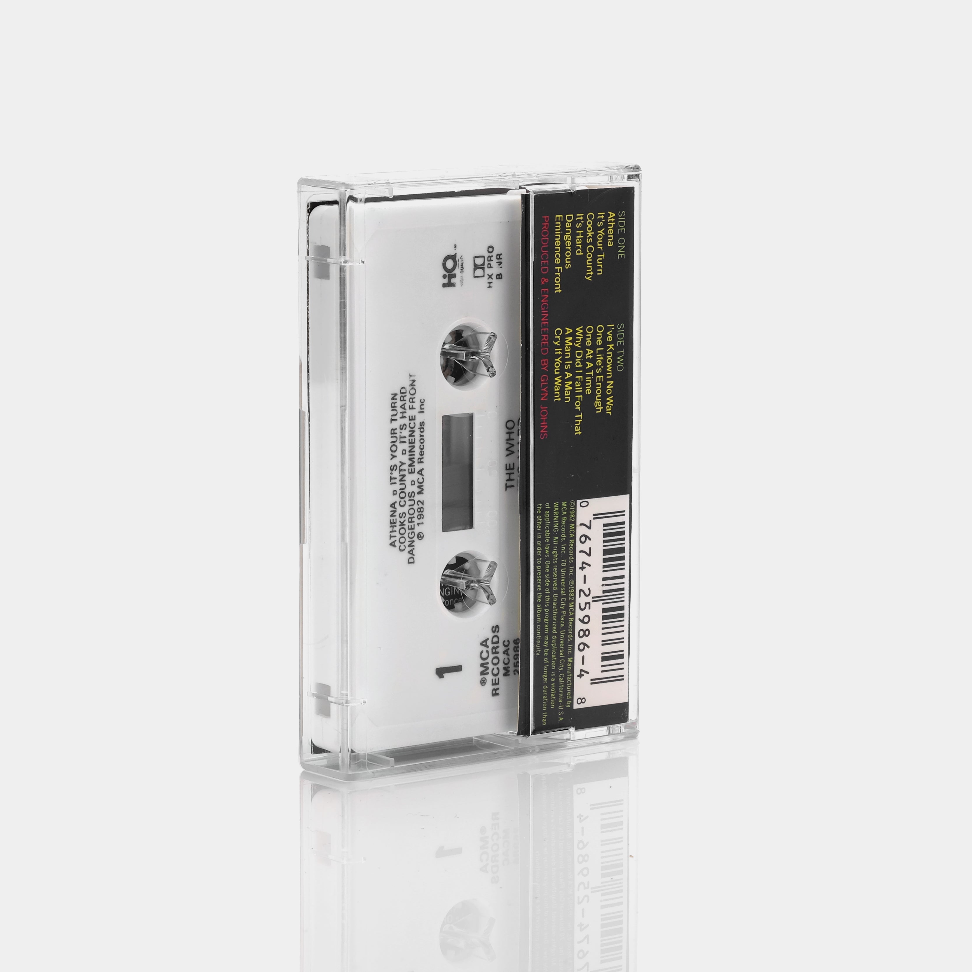 The Who - It's Hard Cassette Tape