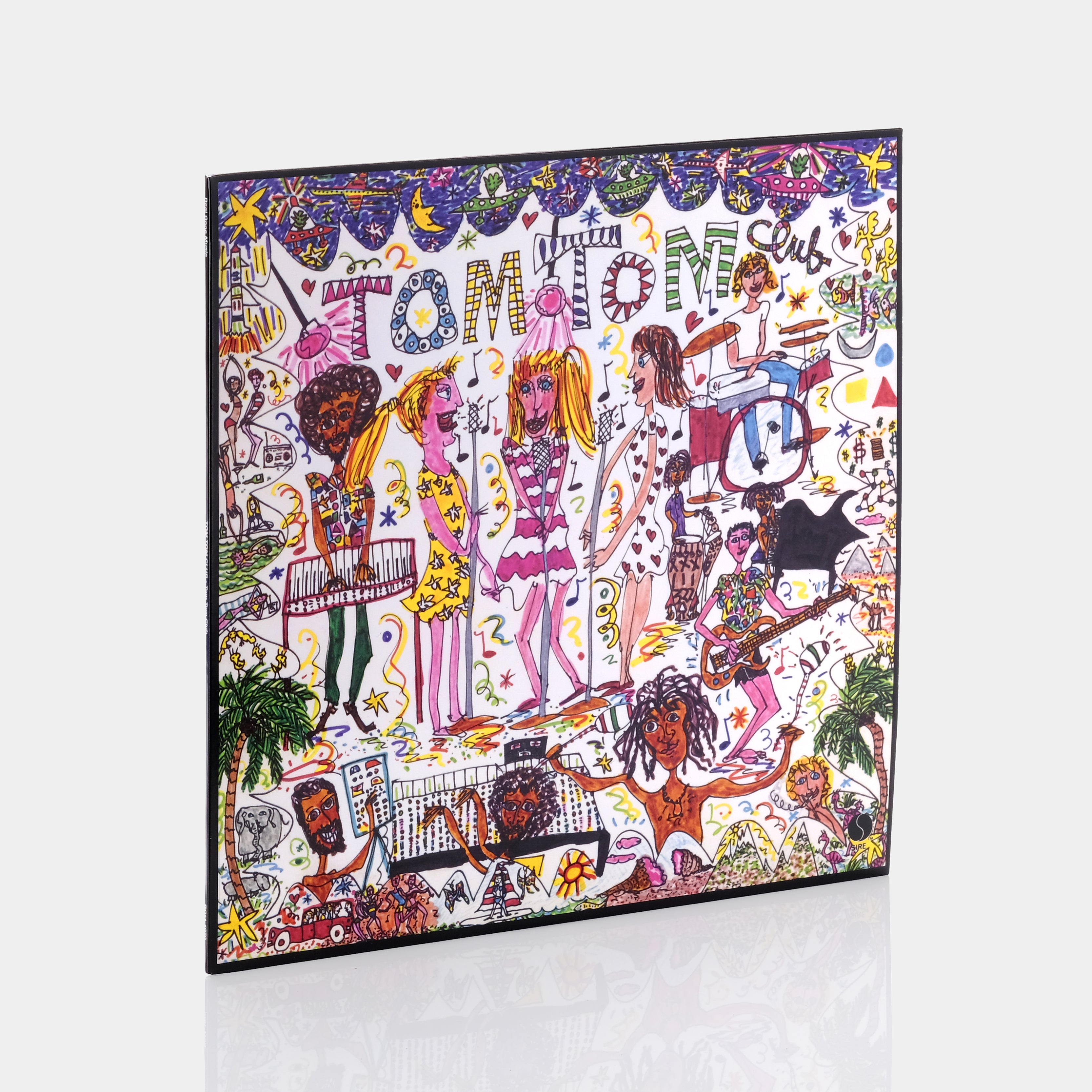 Tom Tom Club - Tom Tom Club LP Tropical Yellow & Red Vinyl Record