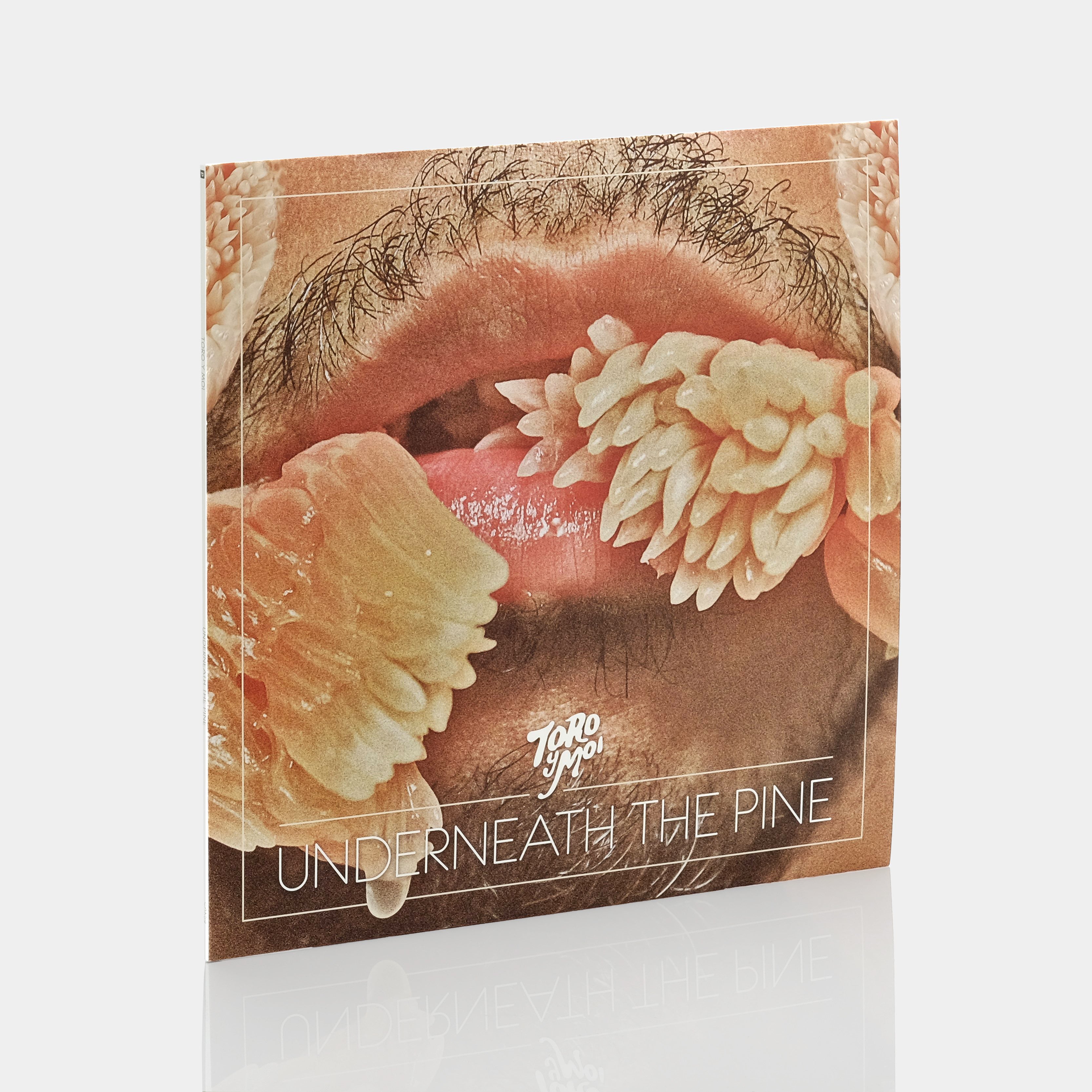 Toro y Moi - Underneath The Pine LP Clear With Yellow & Orange Splatter Vinyl Record