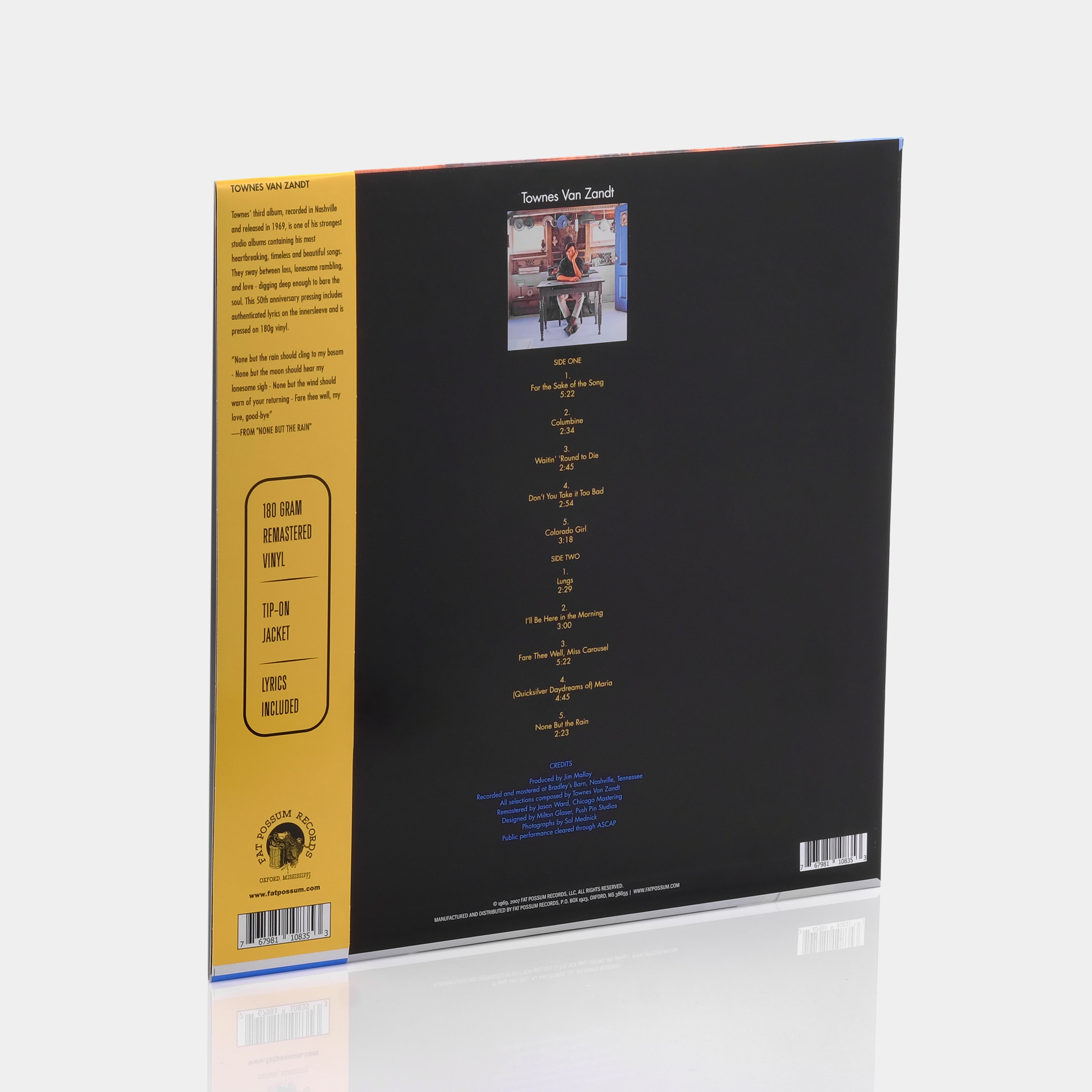 Townes Van Zandt - Townes Van Zandt (50th Anniversary Edition) LP Vinyl Record