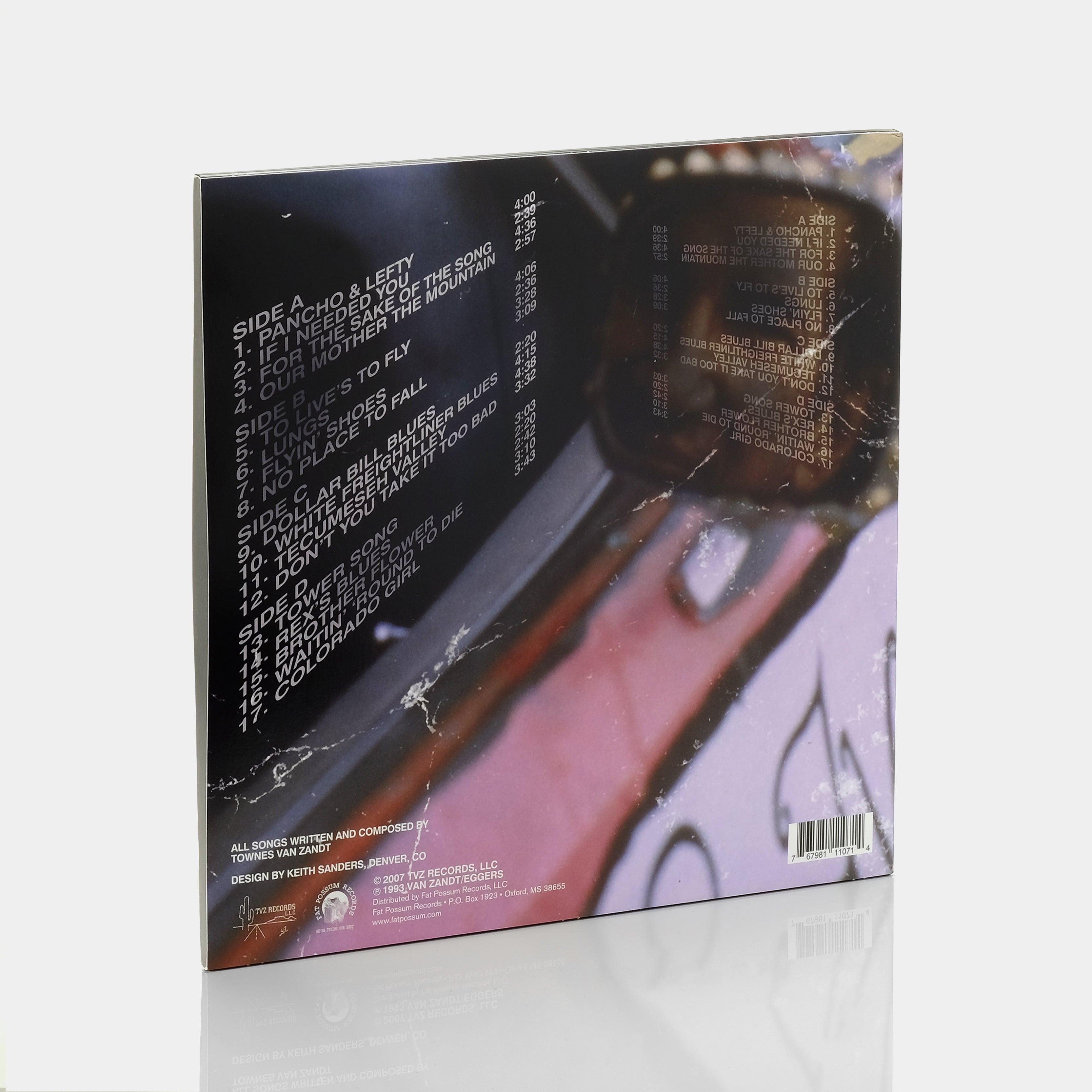 Townes Van Zandt - Rear View Mirror 2xLP Vinyl Record