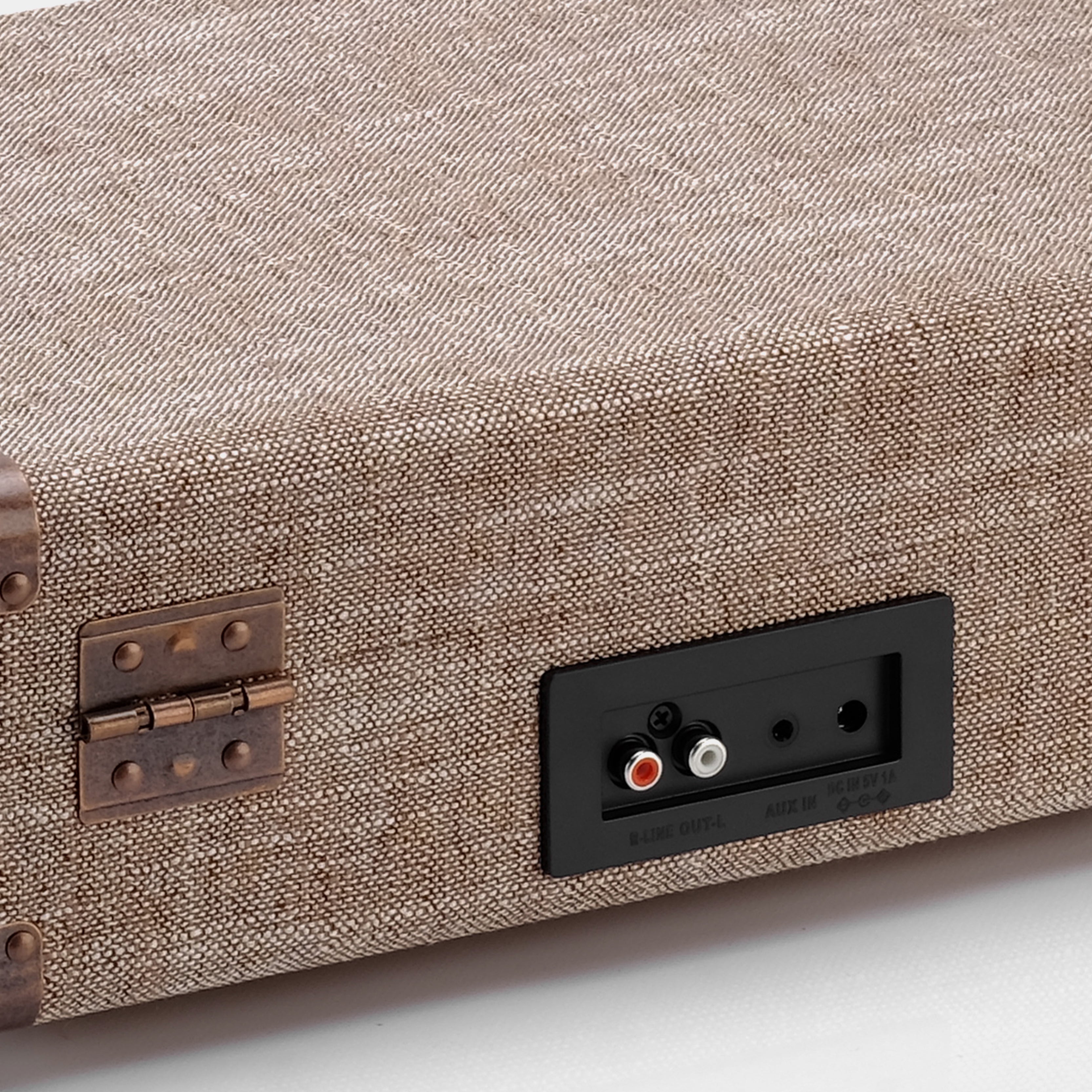 Crosley Cruiser Deluxe Havana Tweed Fabric Portable Turntable with Bluetooth