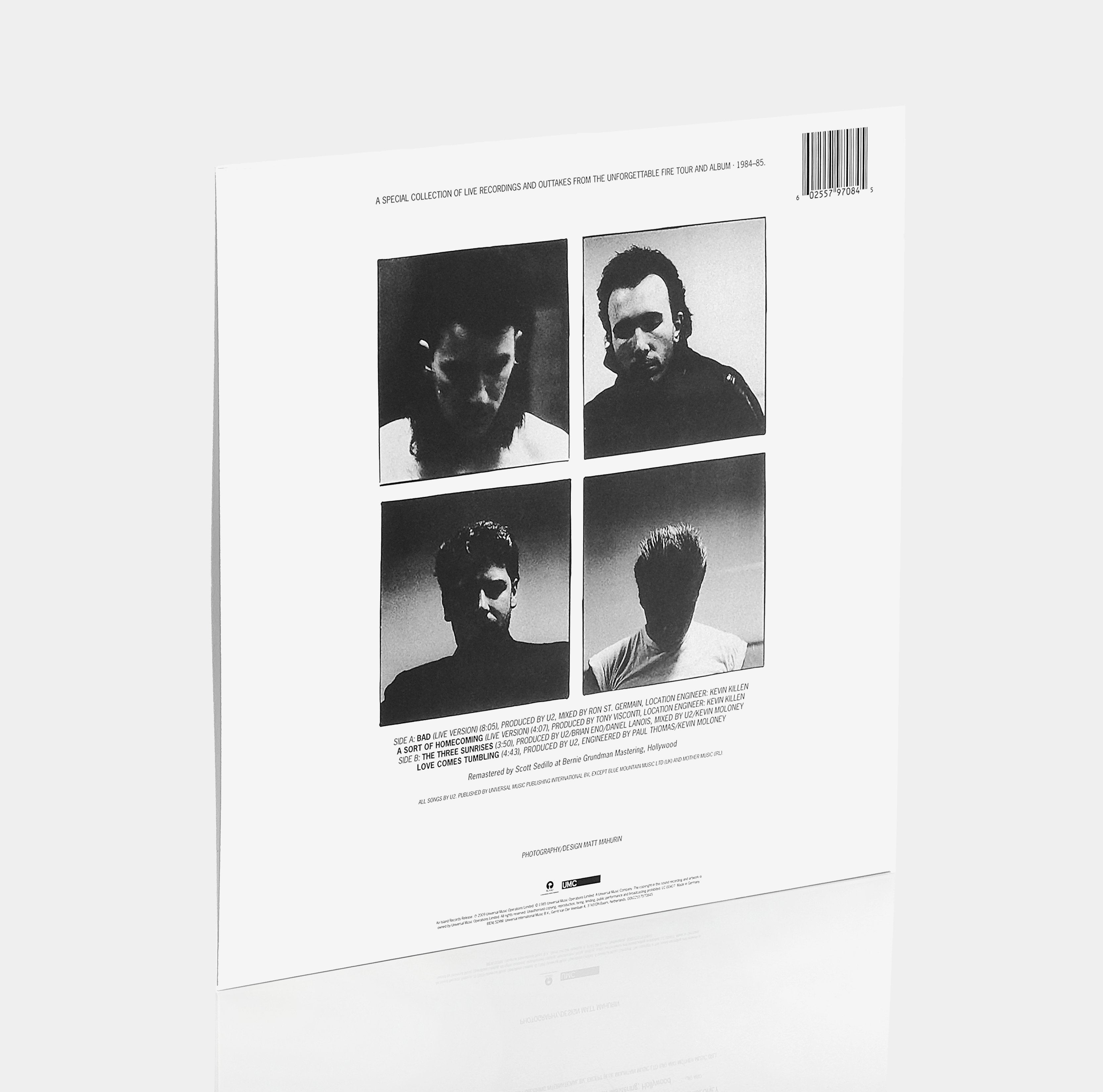 U2 - Wide Awake In America EP Vinyl Record