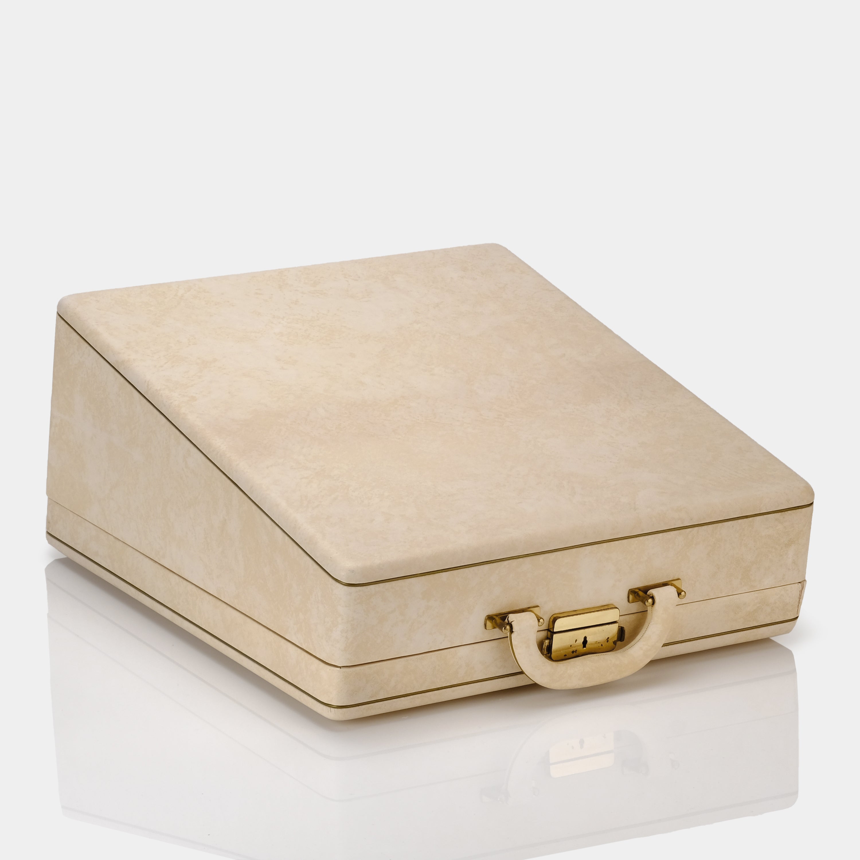 Underwood-Olivetti Studio 44 Dark Mint Green Manual Typewriter and Case