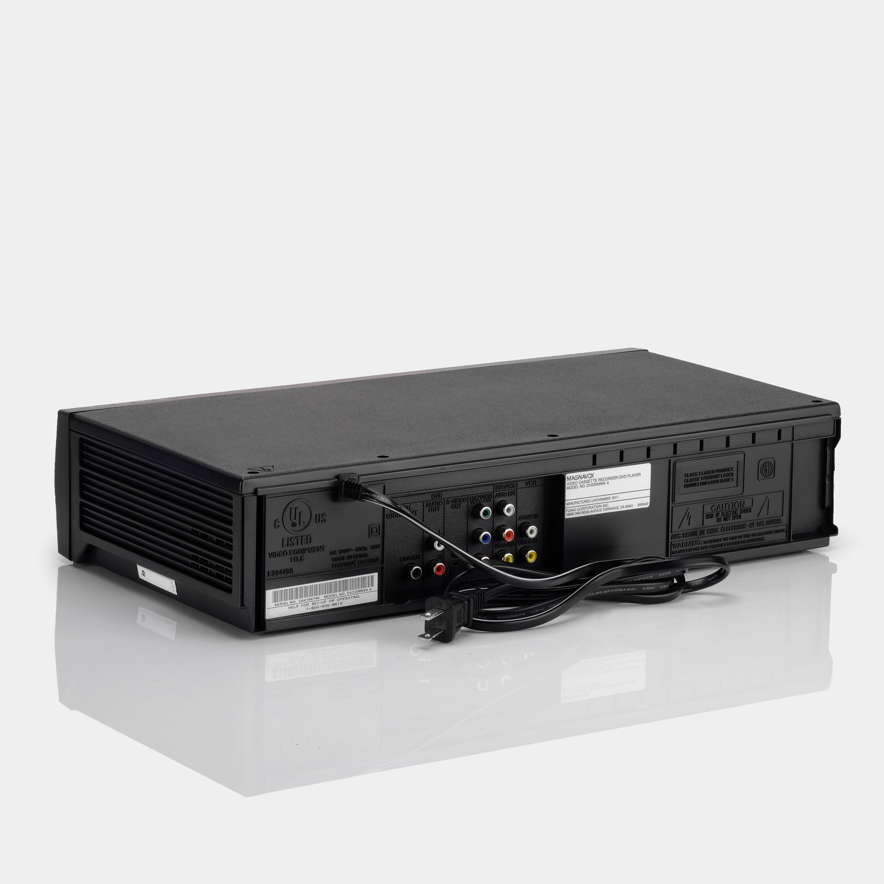 Magnavox DV220 MW9 VCR VHS and DVD Player