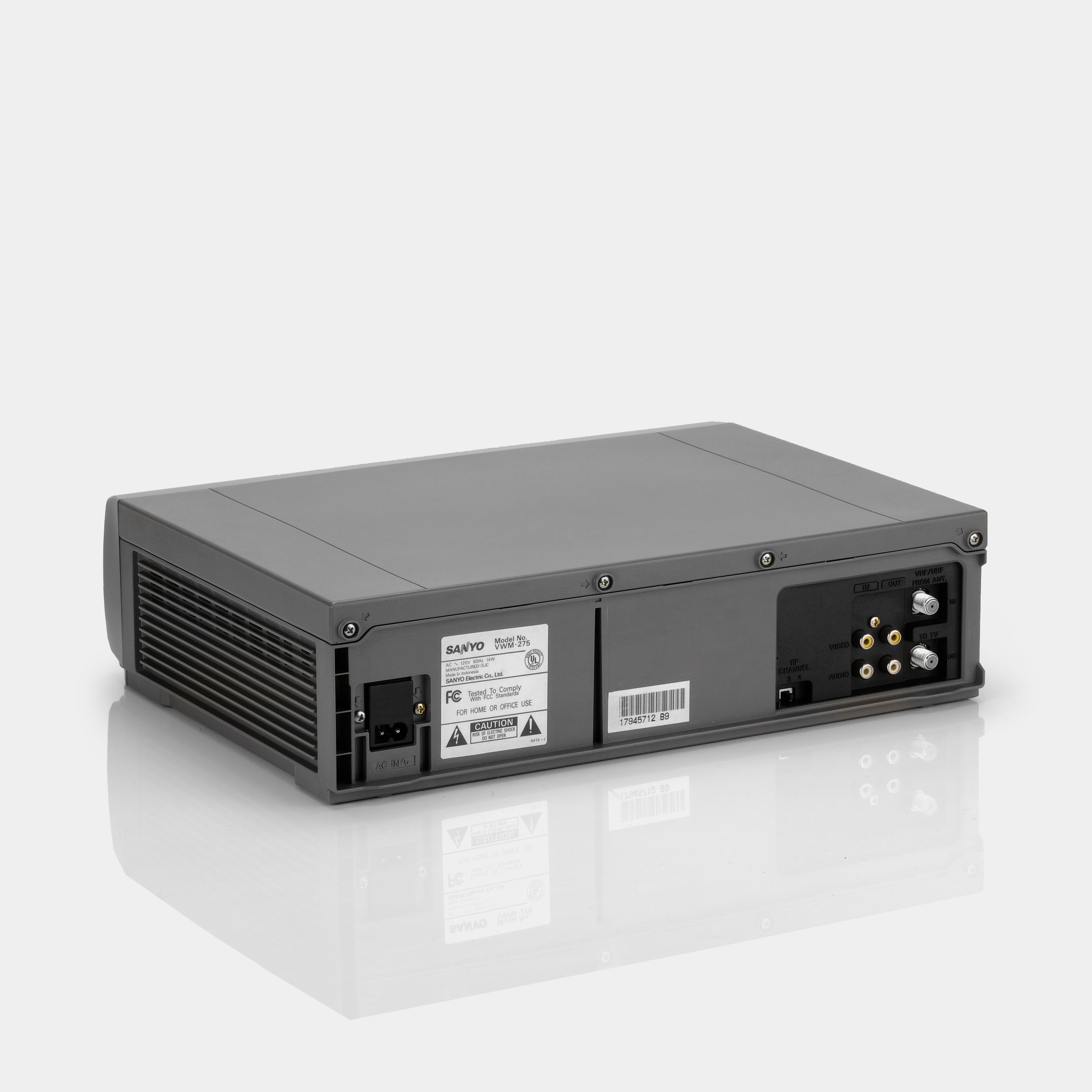 Sanyo VWM-275 VCR VHS Player