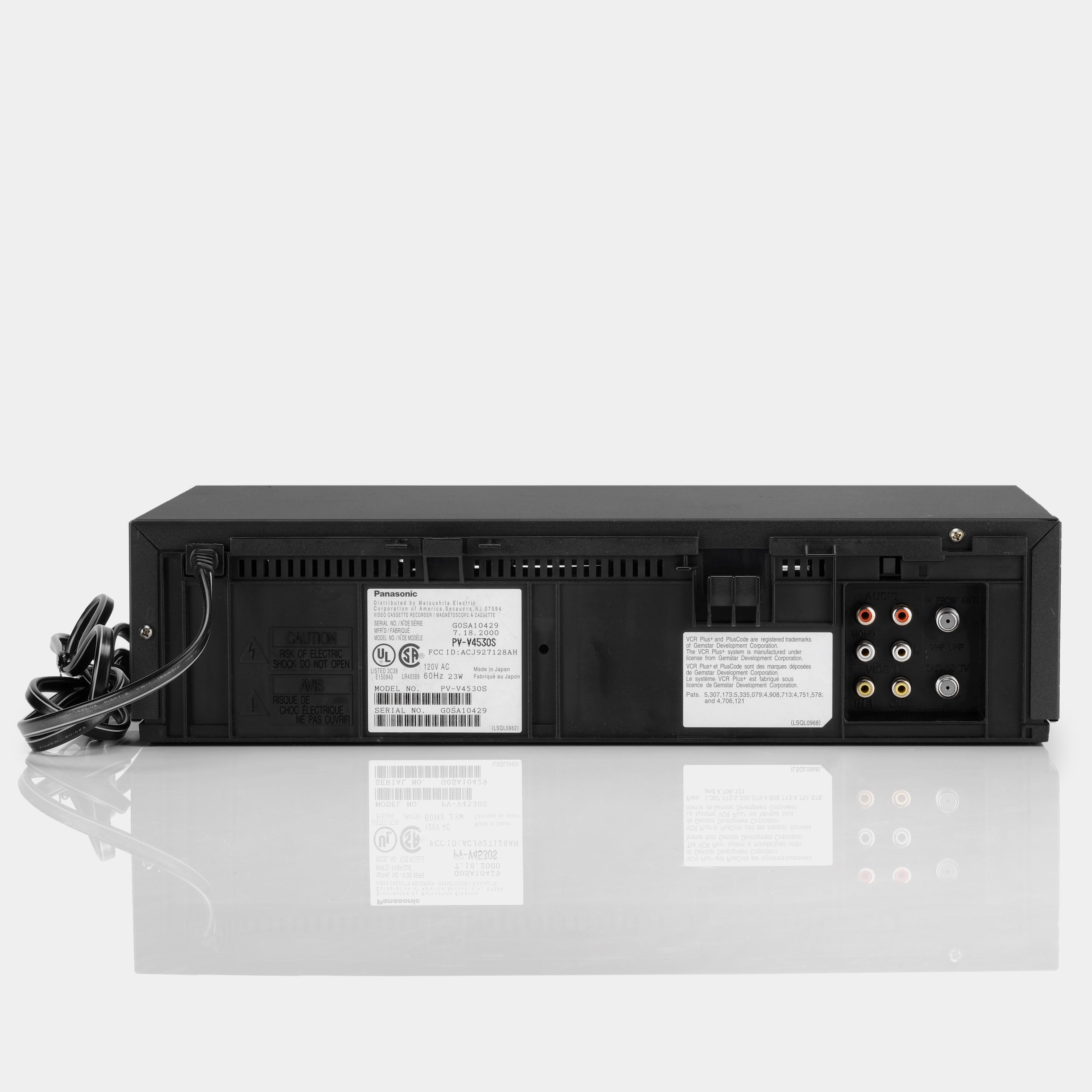 Panasonic PV-V4530S VCR VHS Player