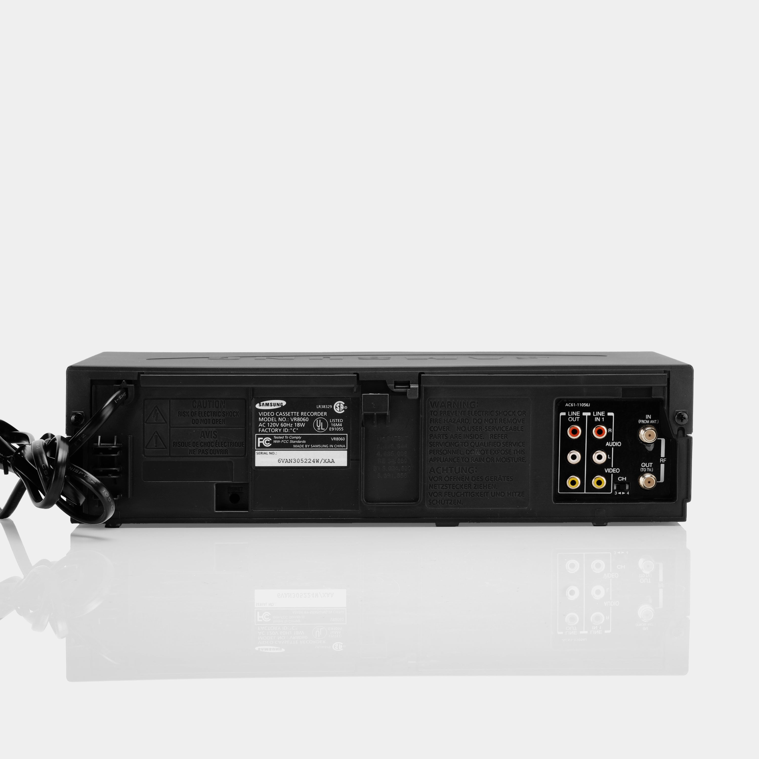 Samsung VR8060 VCR VHS Player