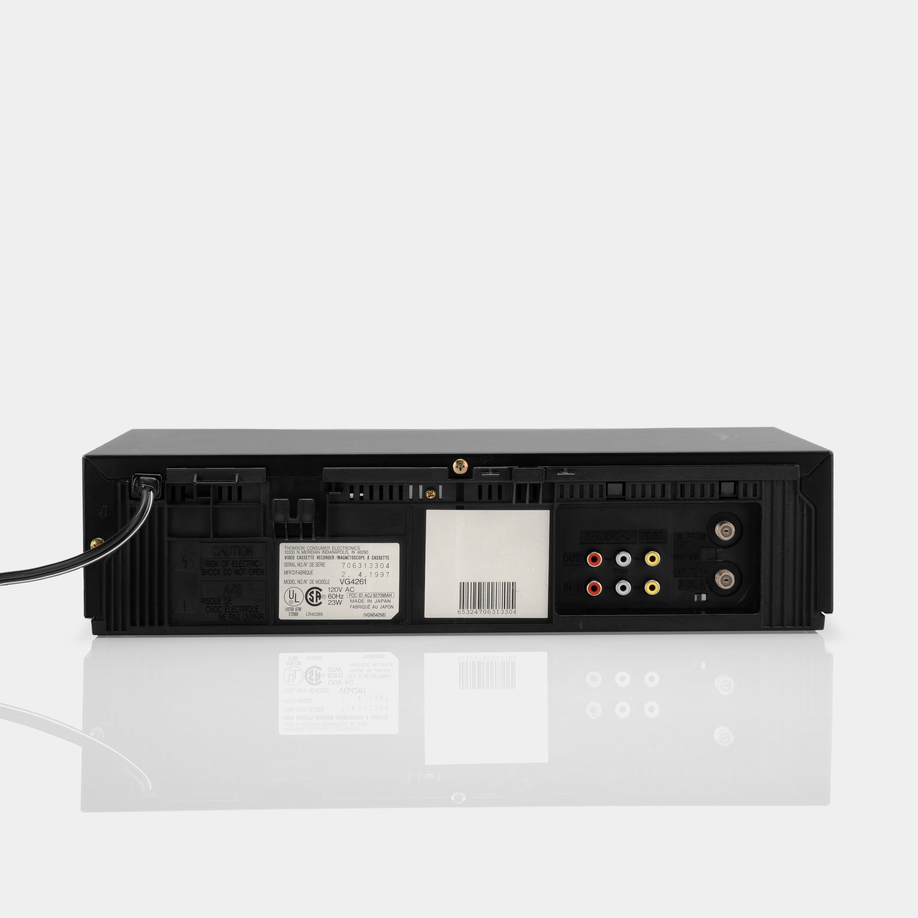 General Electric VG4261 VCR VHS Player