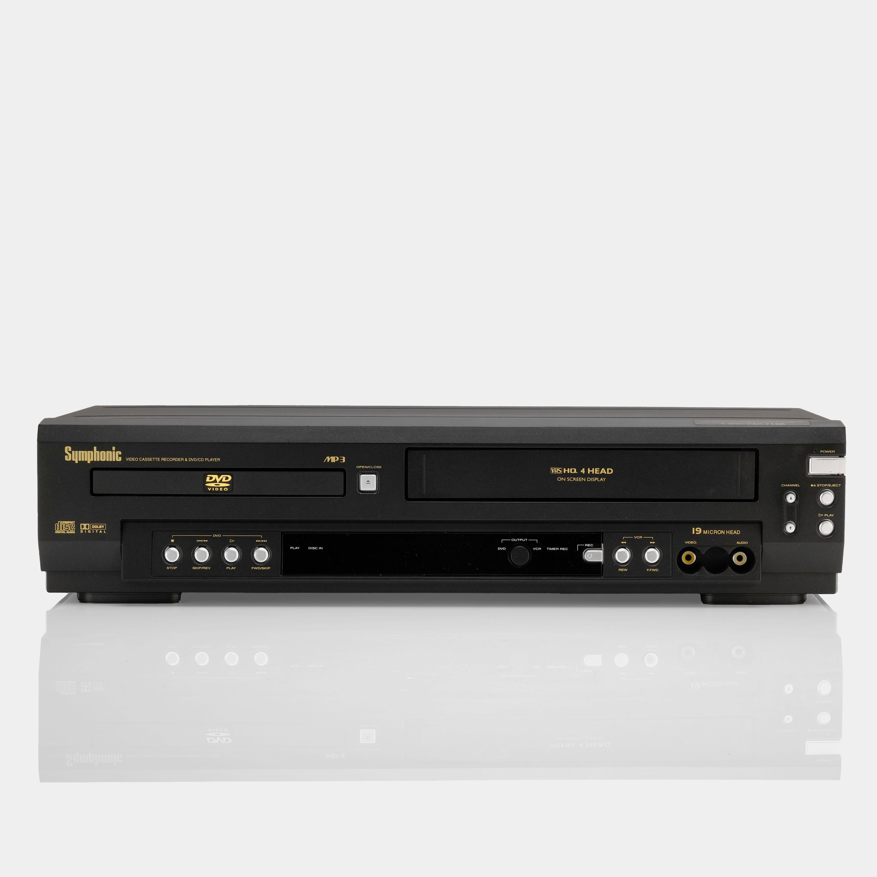 Symphonic WF803 VCR VHS and DVD Player