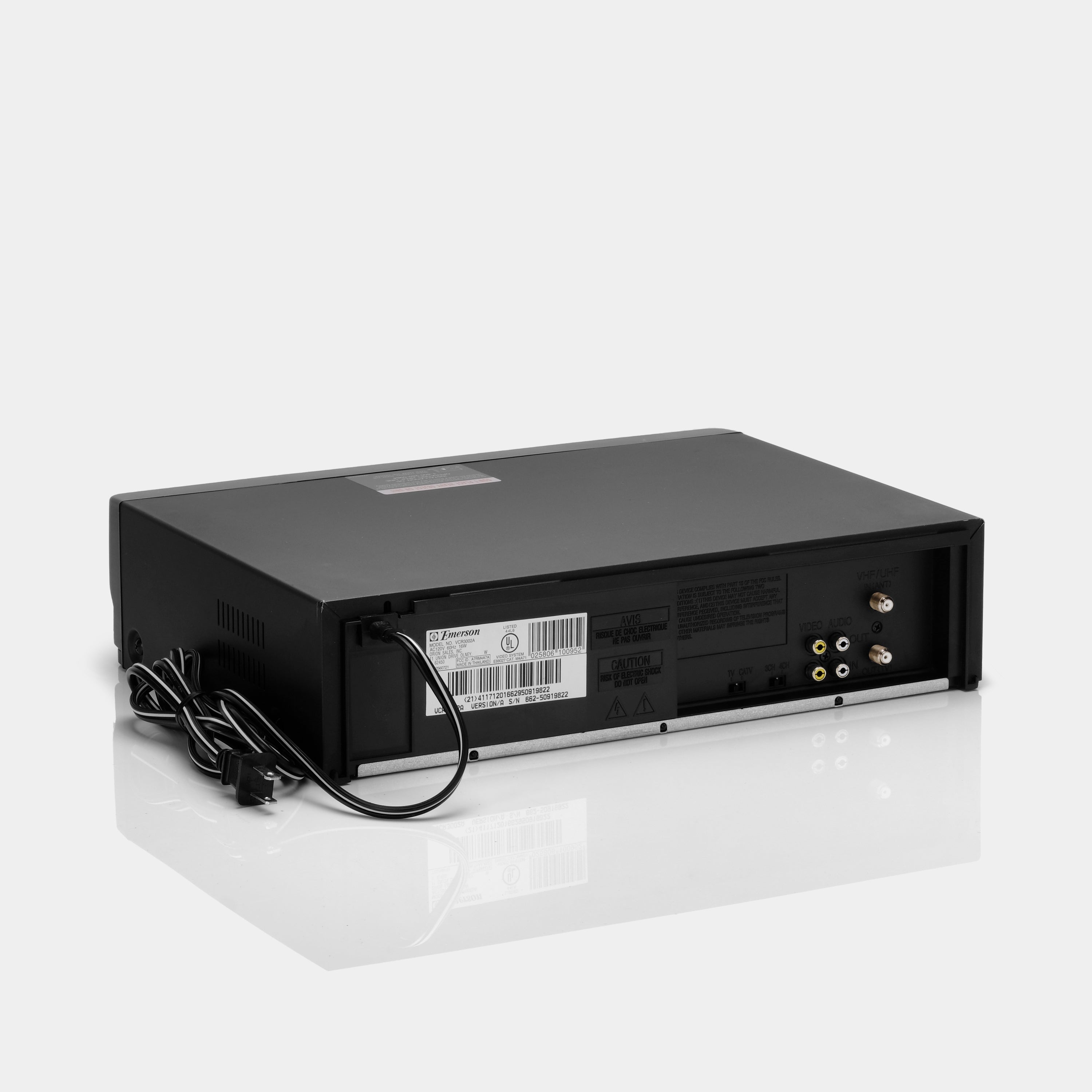 Emerson VCR3002A VCR VHS Player