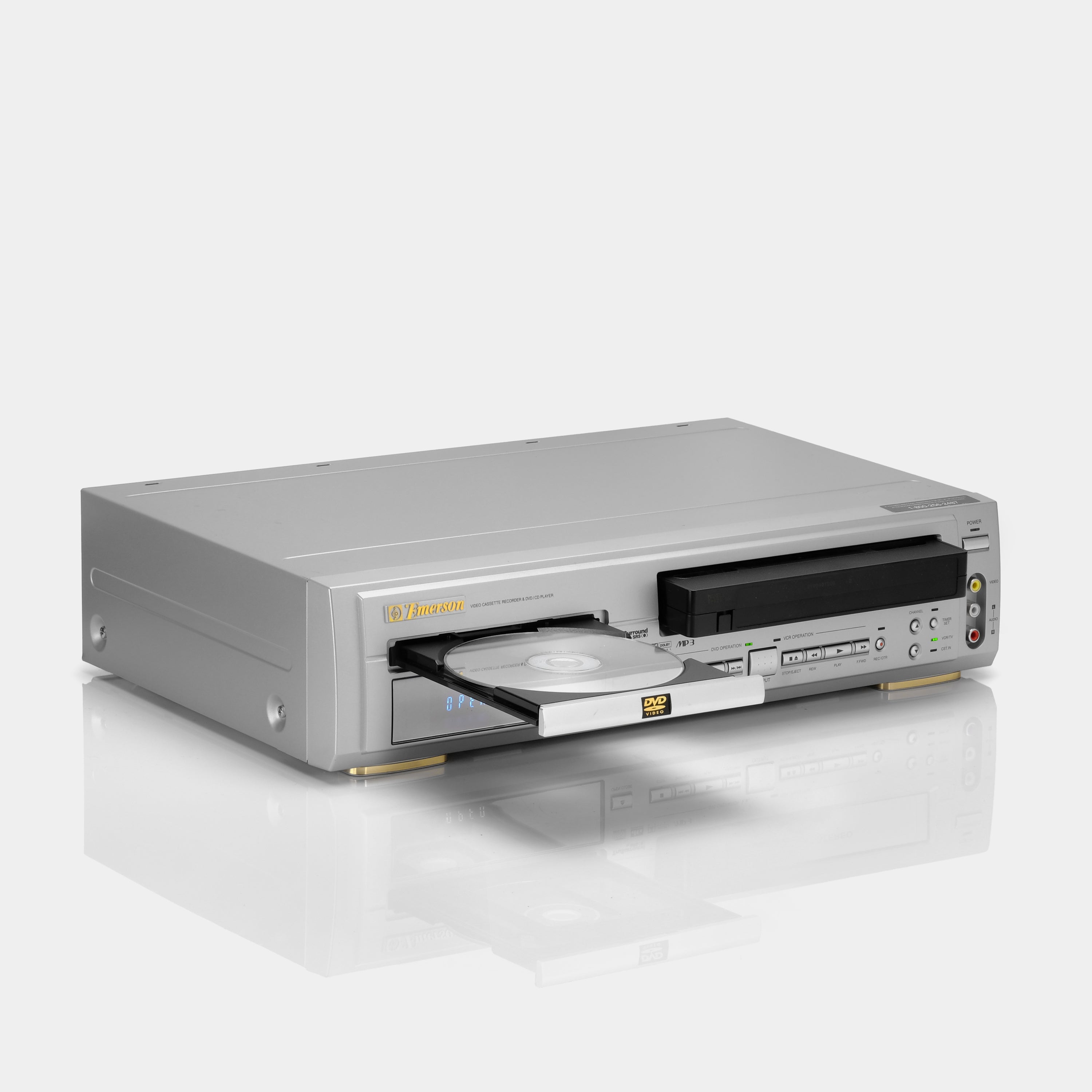 Emerson EWD2202 VCR VHS and DVD Player