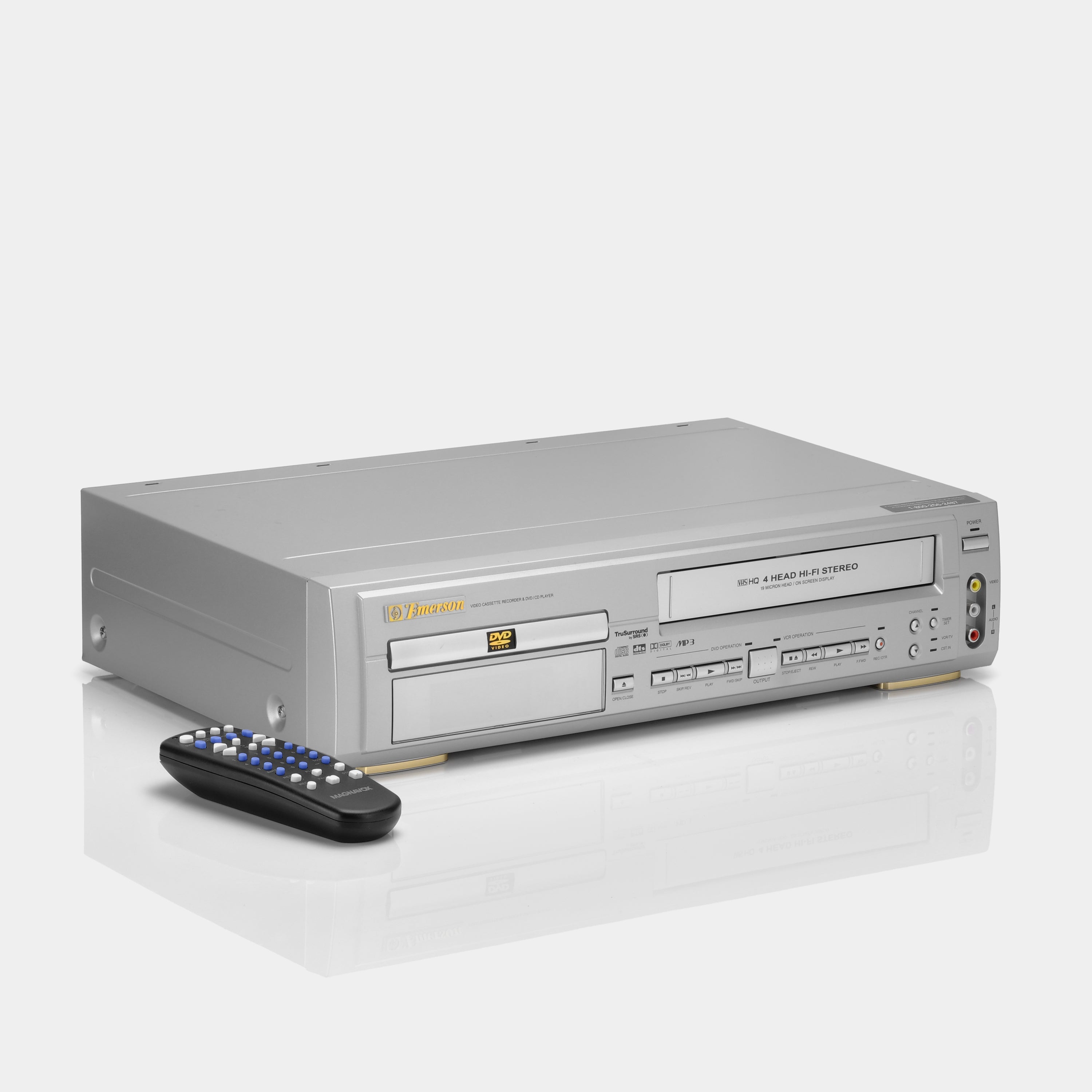 Emerson EWD2202 VCR VHS and DVD Player