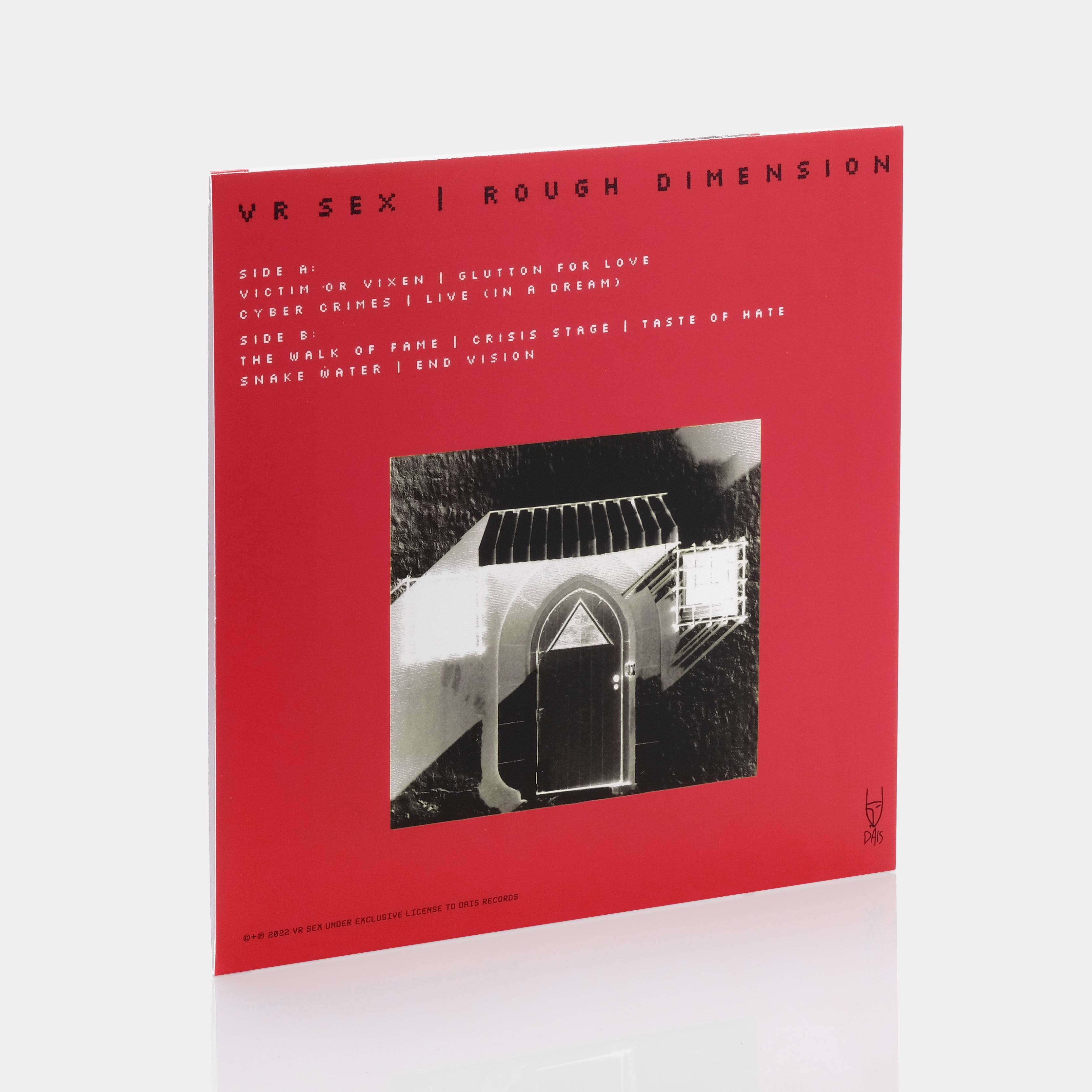 VR SEX - Rough Dimension LP Clear Red Marble Vinyl Record