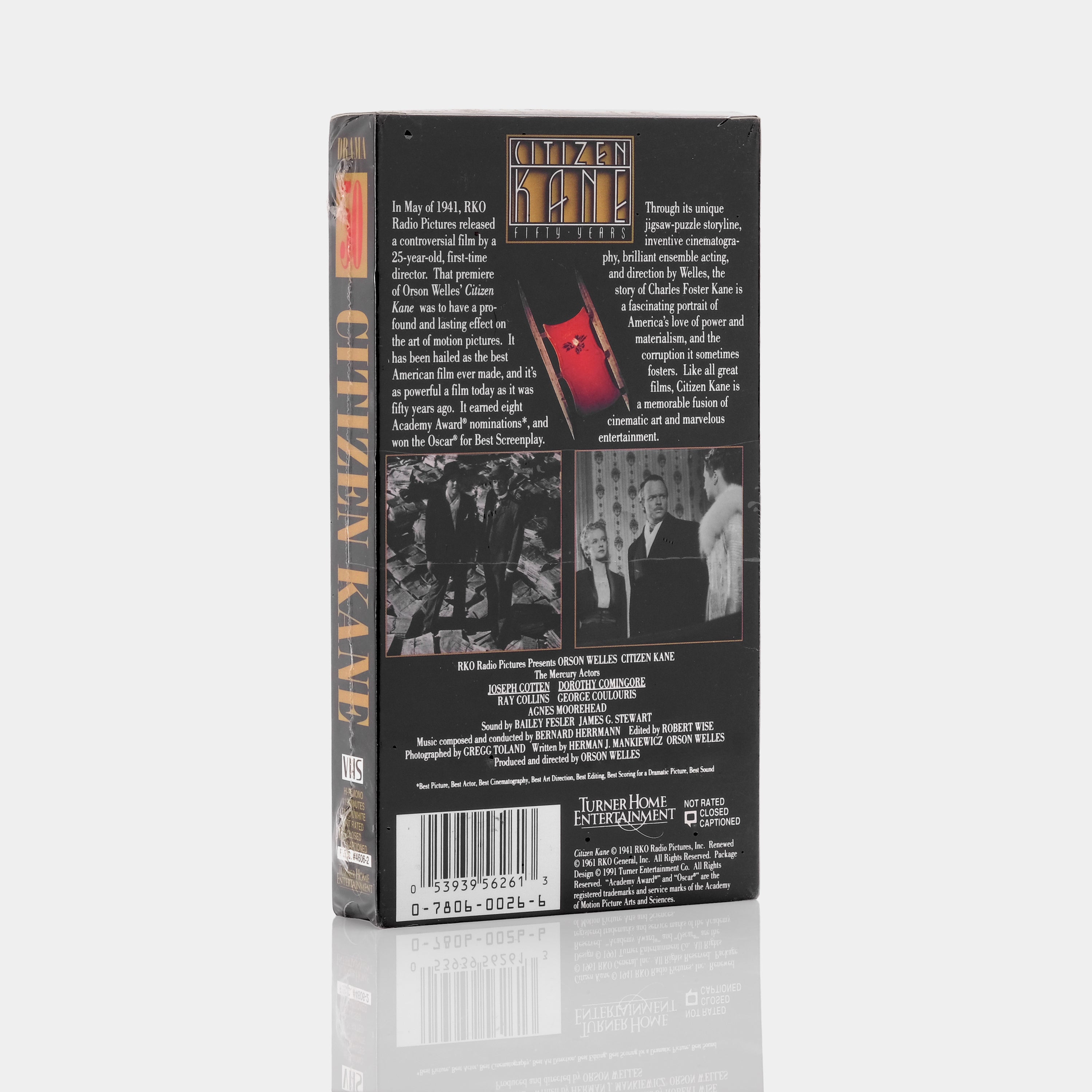 Citizen Kane (50th Anniversary Edition) (Sealed) VHS Tape