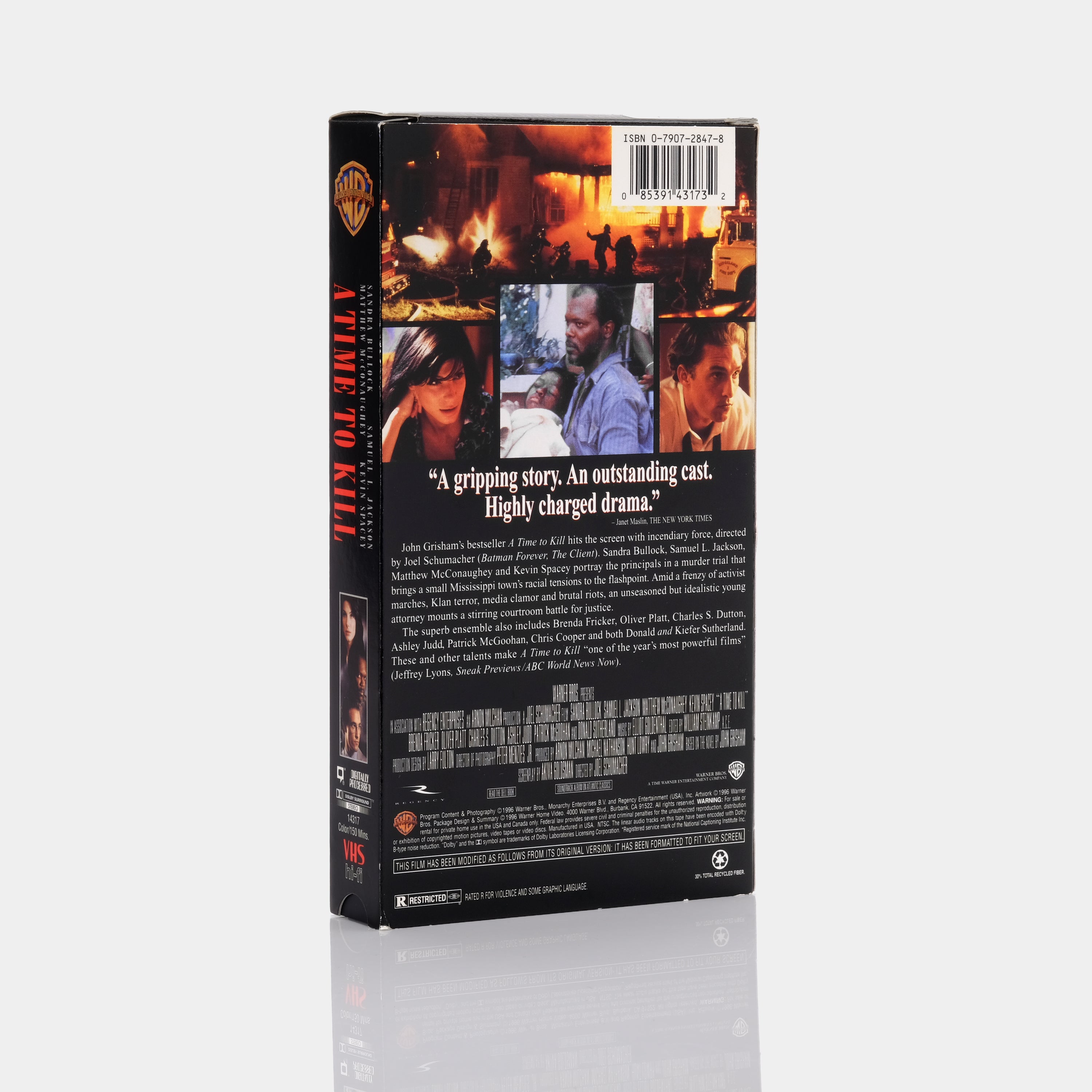 A Time to Kill VHS Tape