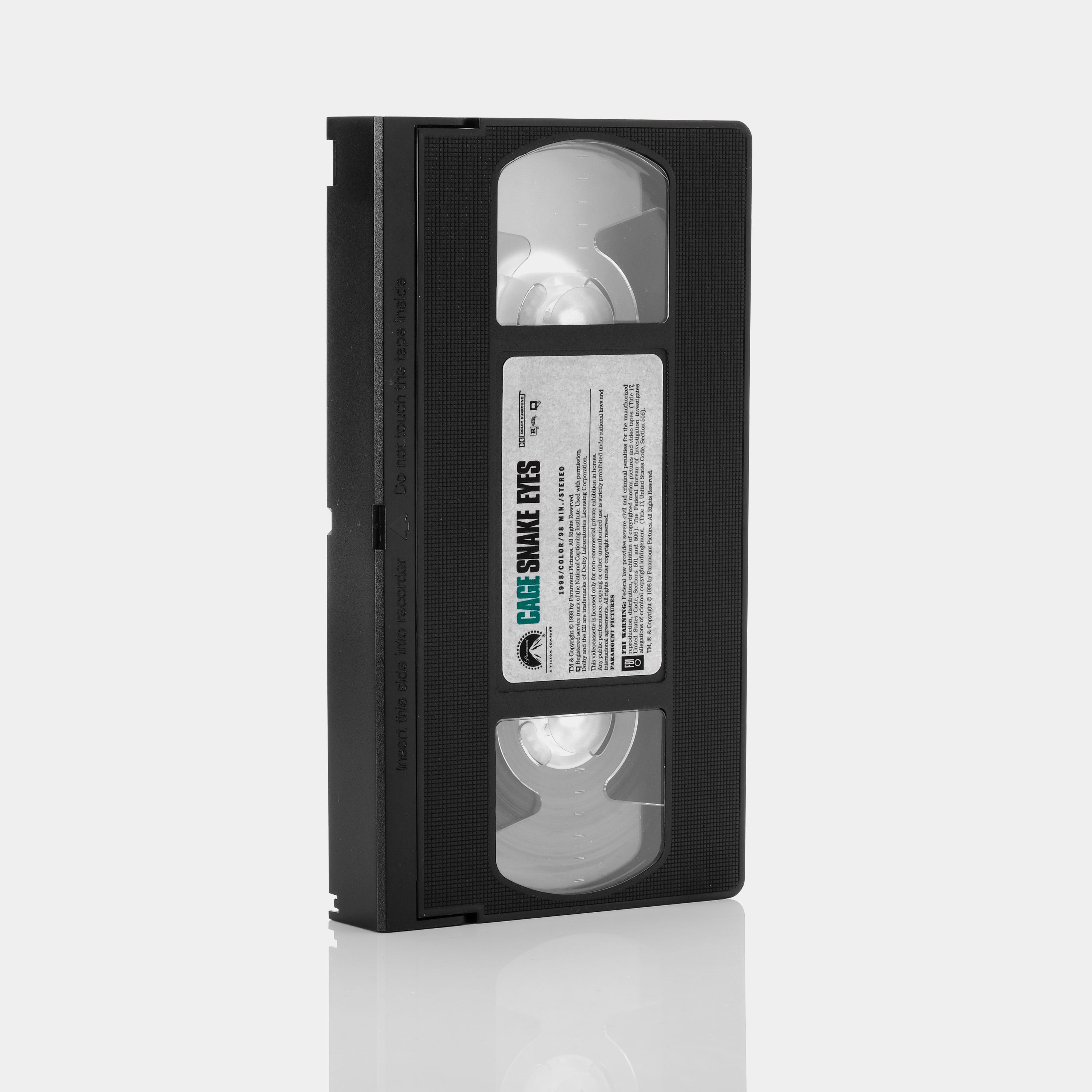 Snake Eyes VHS Tape