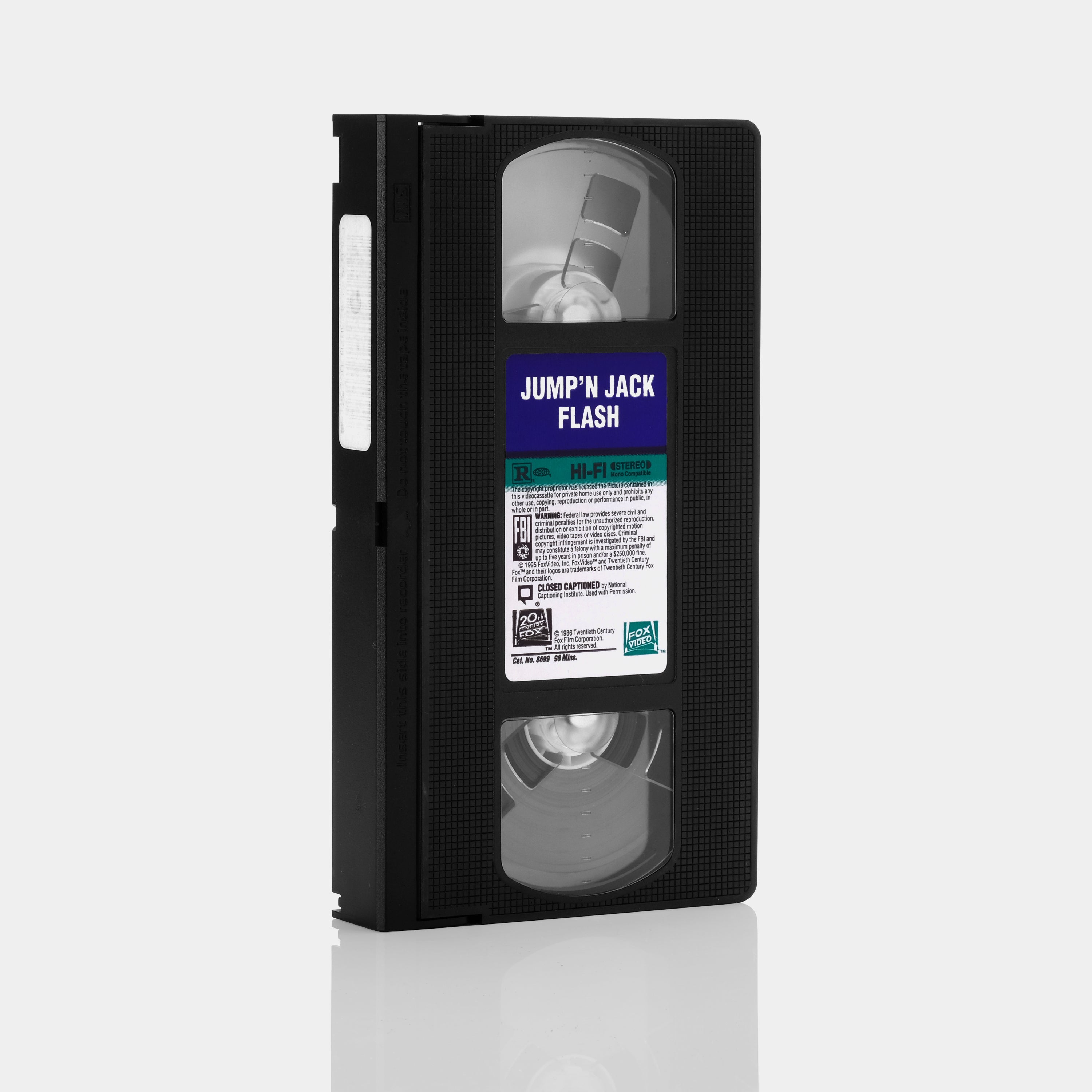 Jumpin' Jack Flash VHS Tape