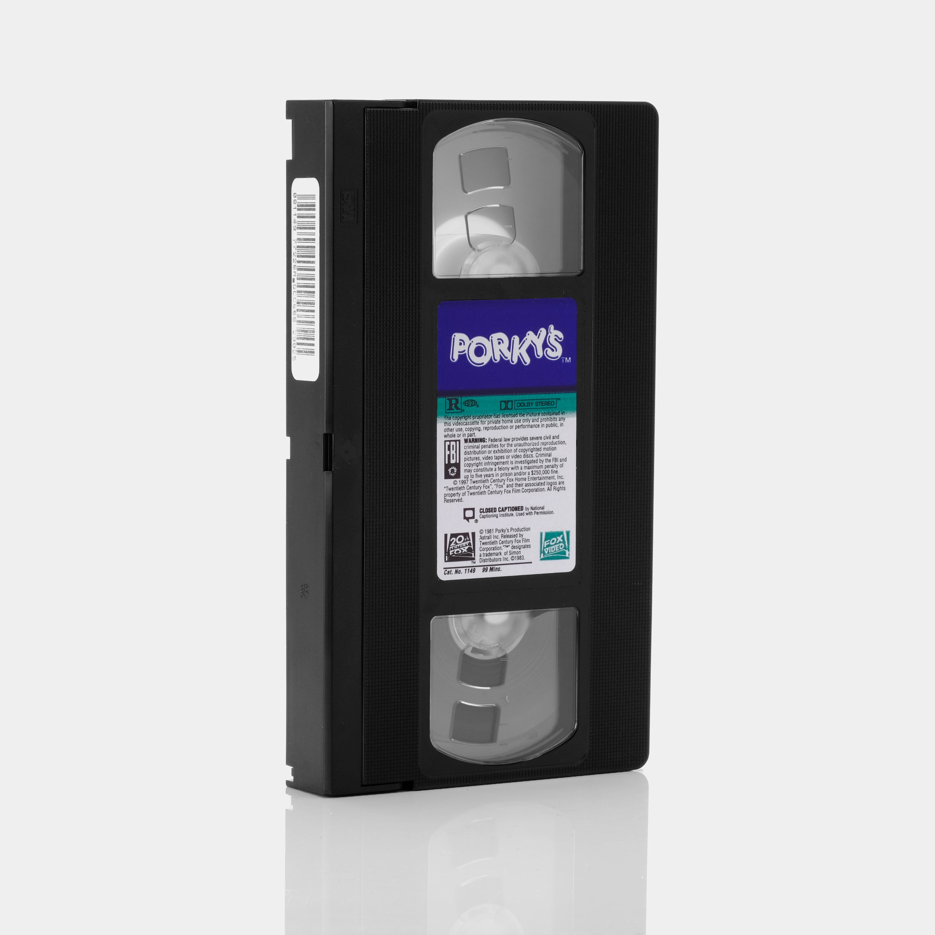 Porky's VHS Tape