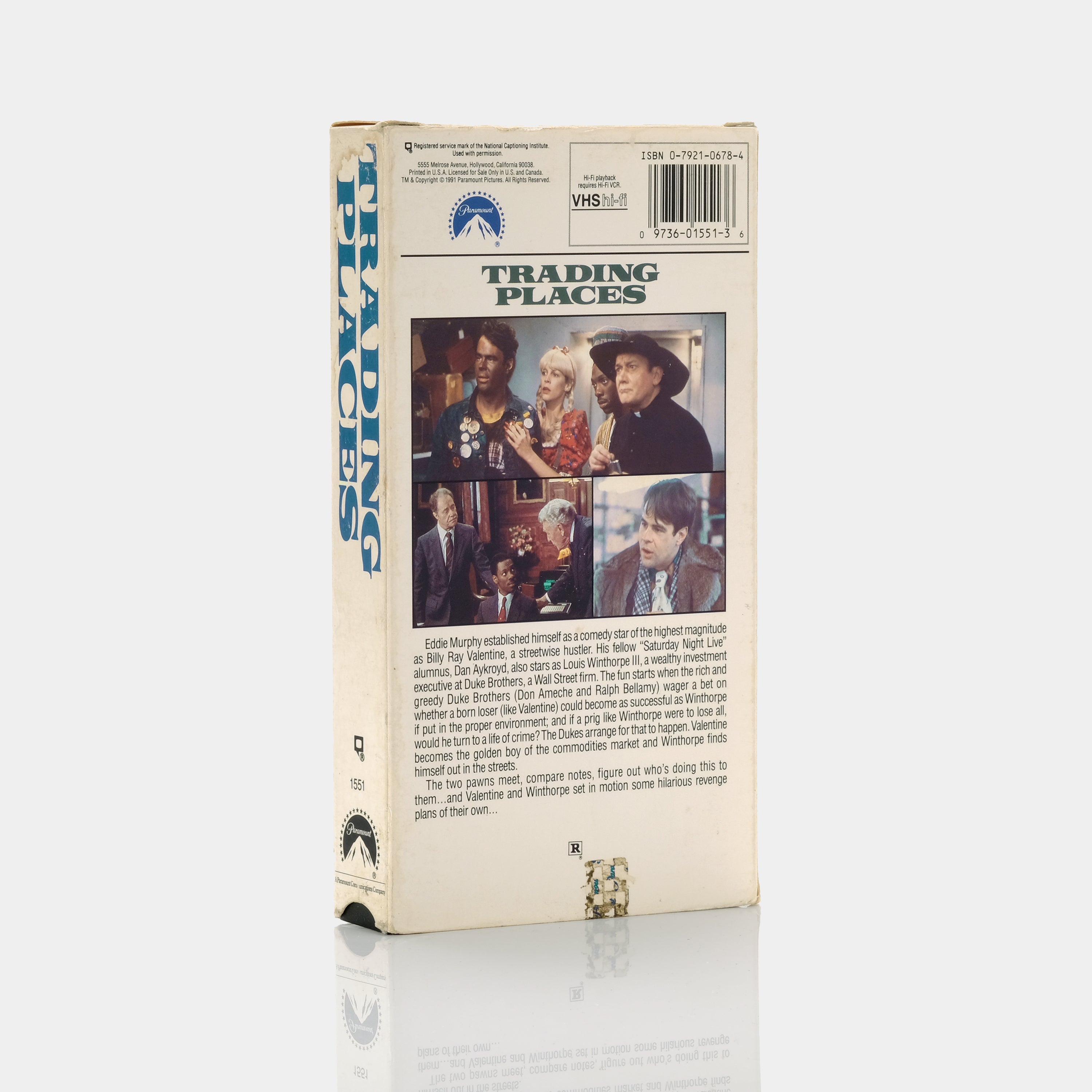 Trading Places VHS Tape
