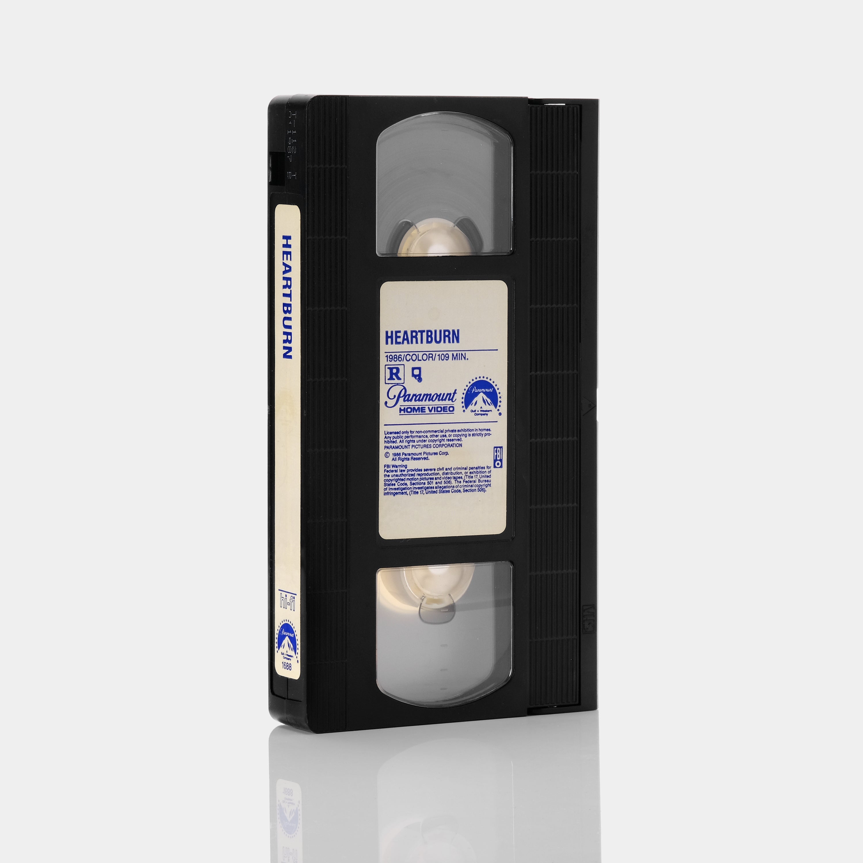 Heartburn VHS Tape