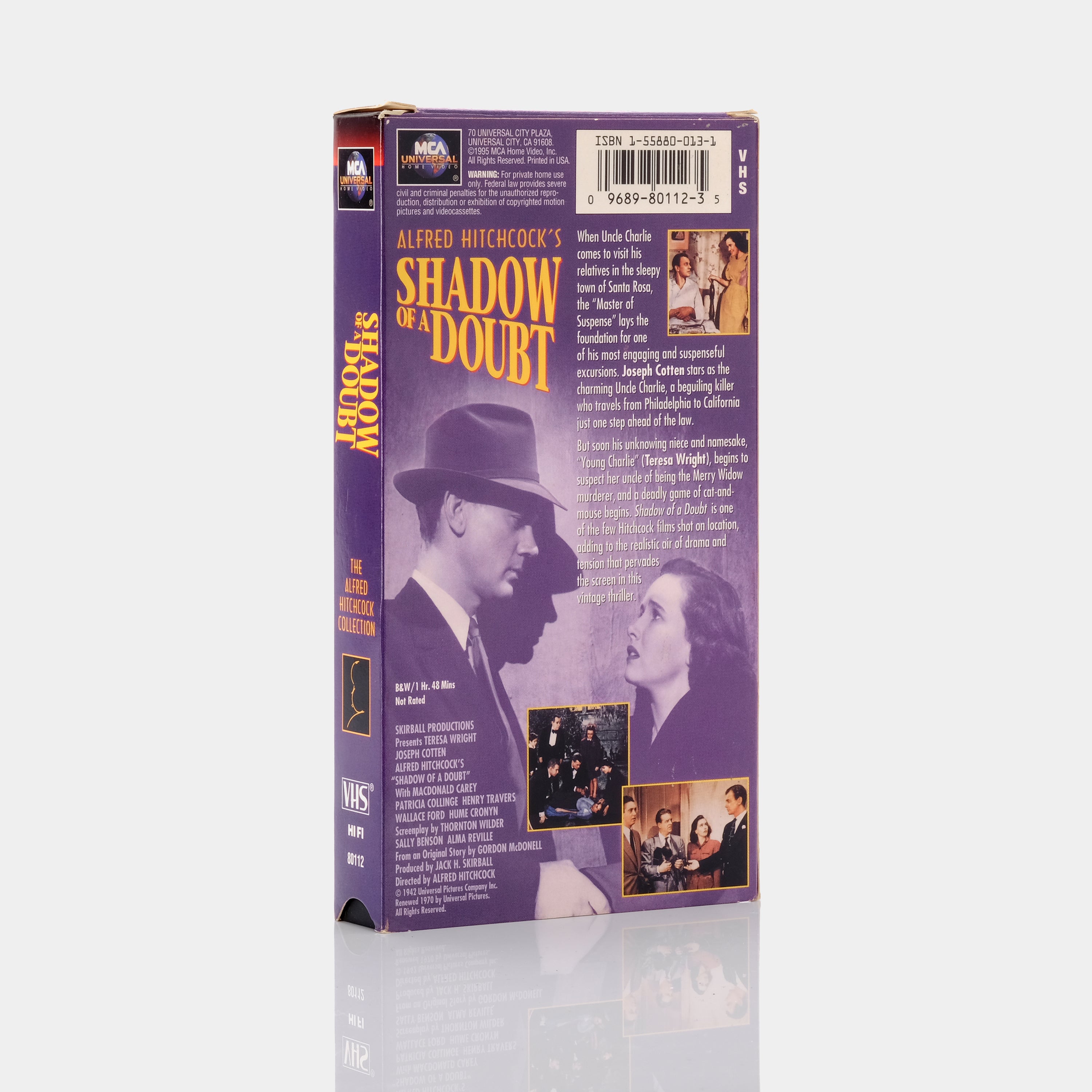 Shadow of a Doubt VHS Tape