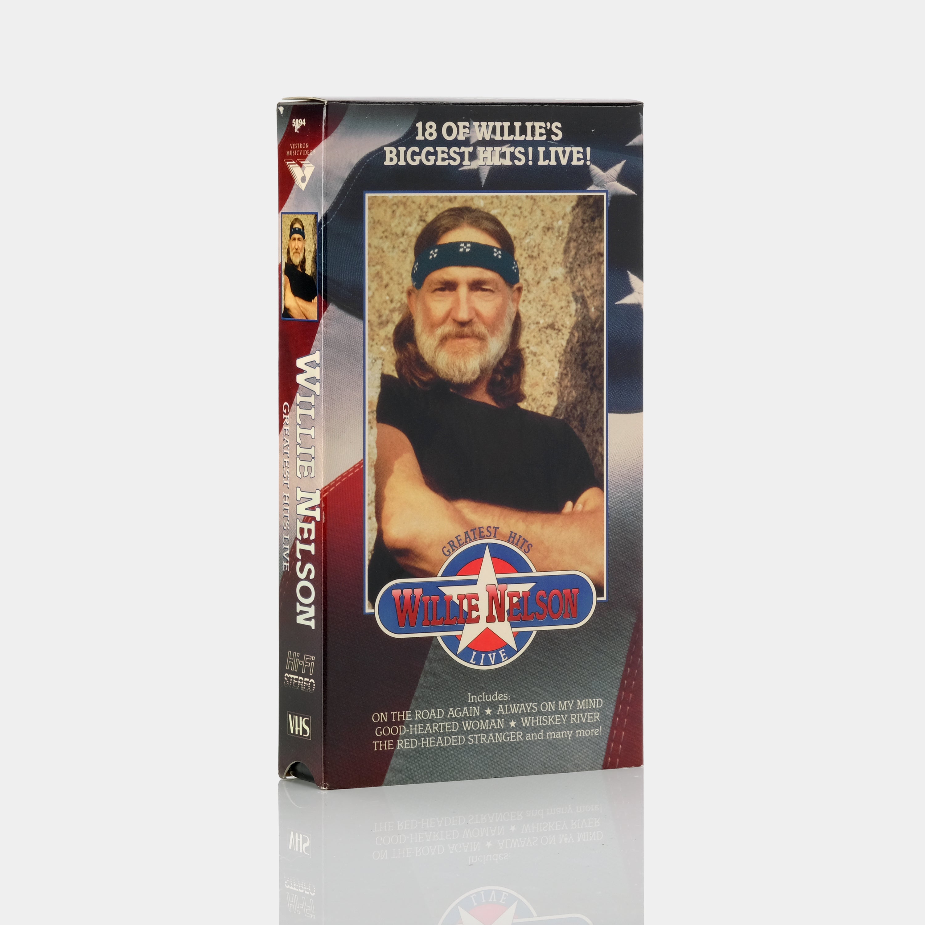 Willie Nelson Greatest Hits Live VHS Tape