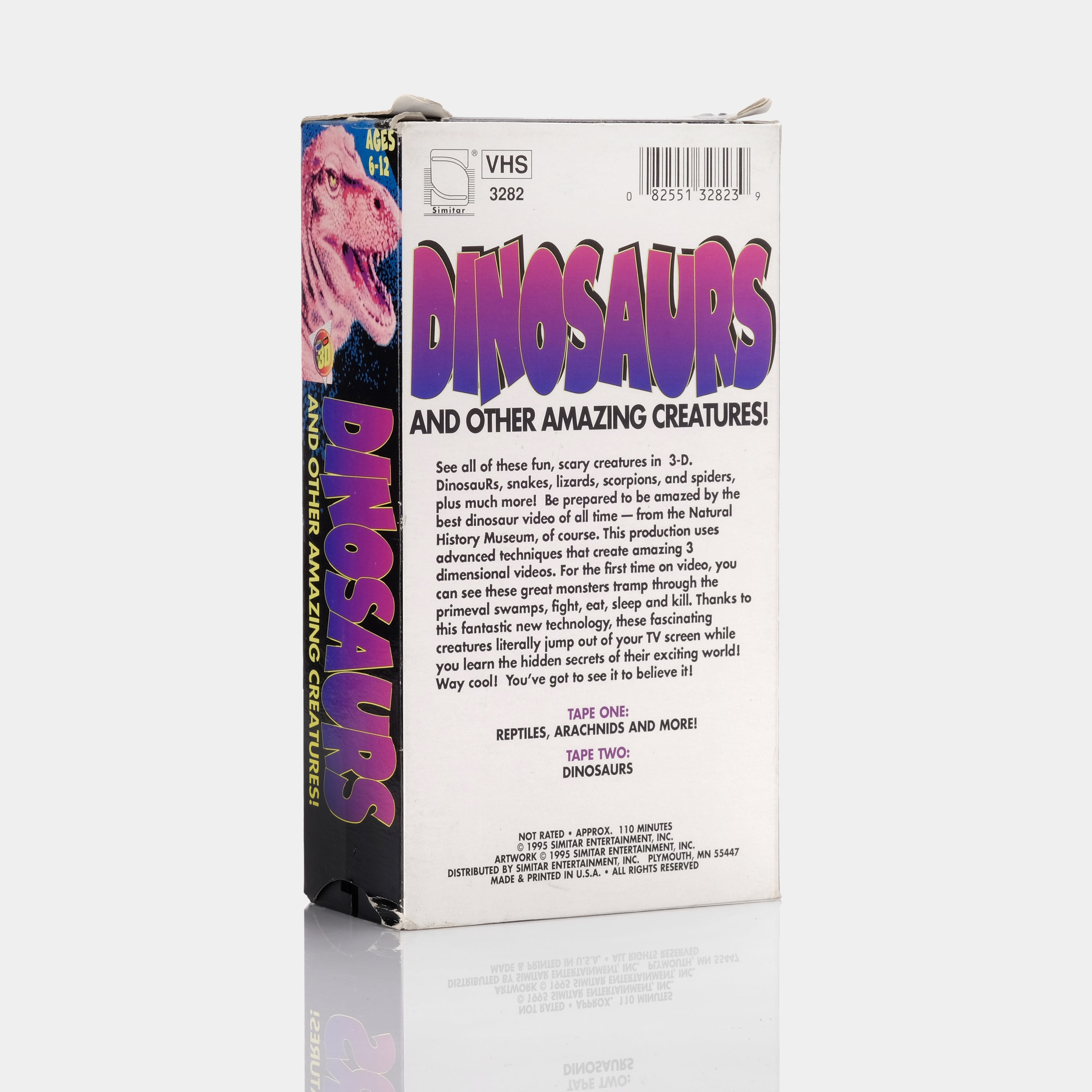 Dinosaurs and Other Amazing Creatures (3D) VHS Tape Set