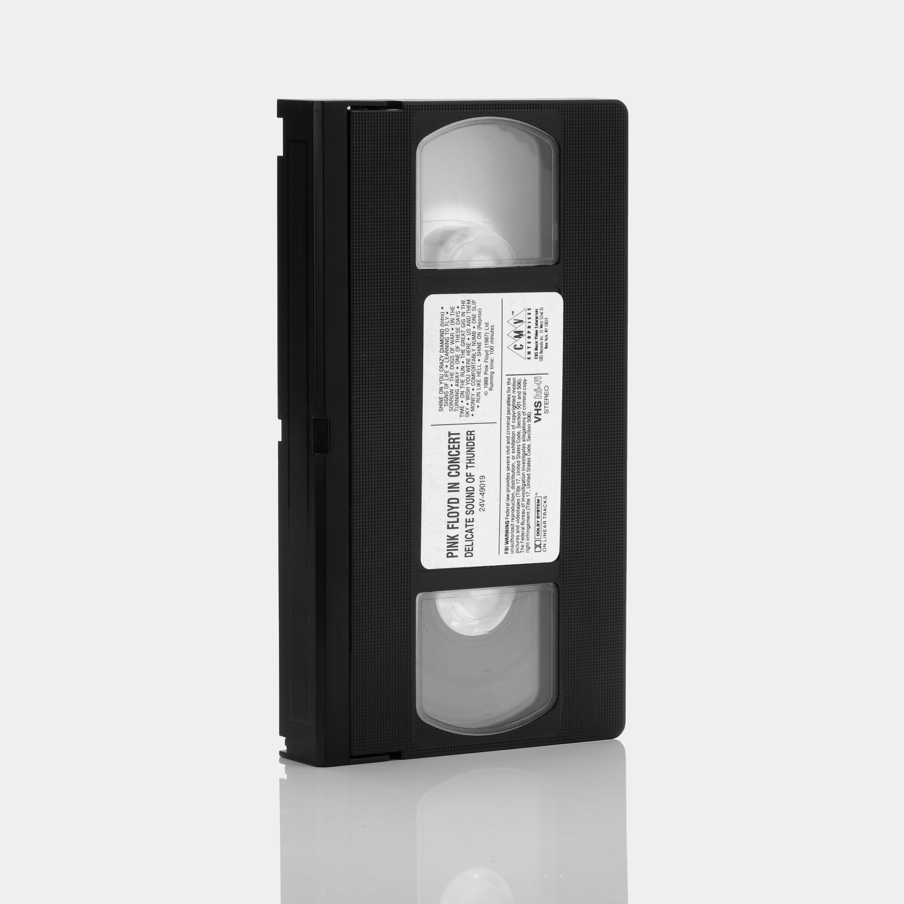 Pink Floyd: In Concert Delicate Sound Of Thunder VHS Tape