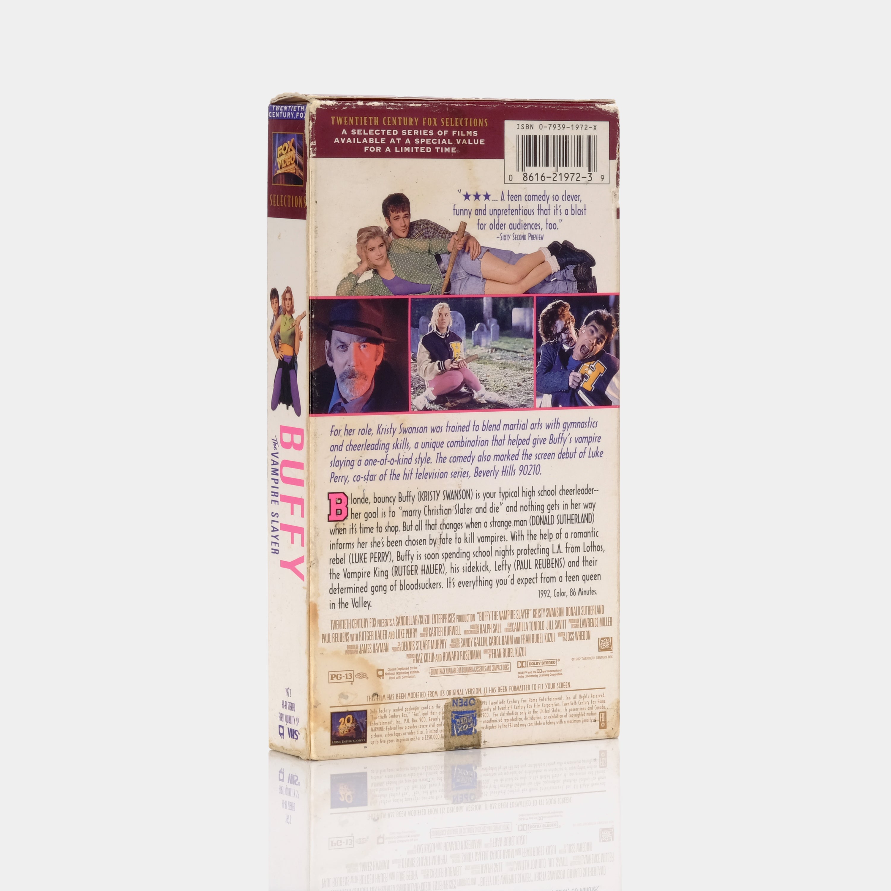 Buffy The Vampire Slayer VHS Tape