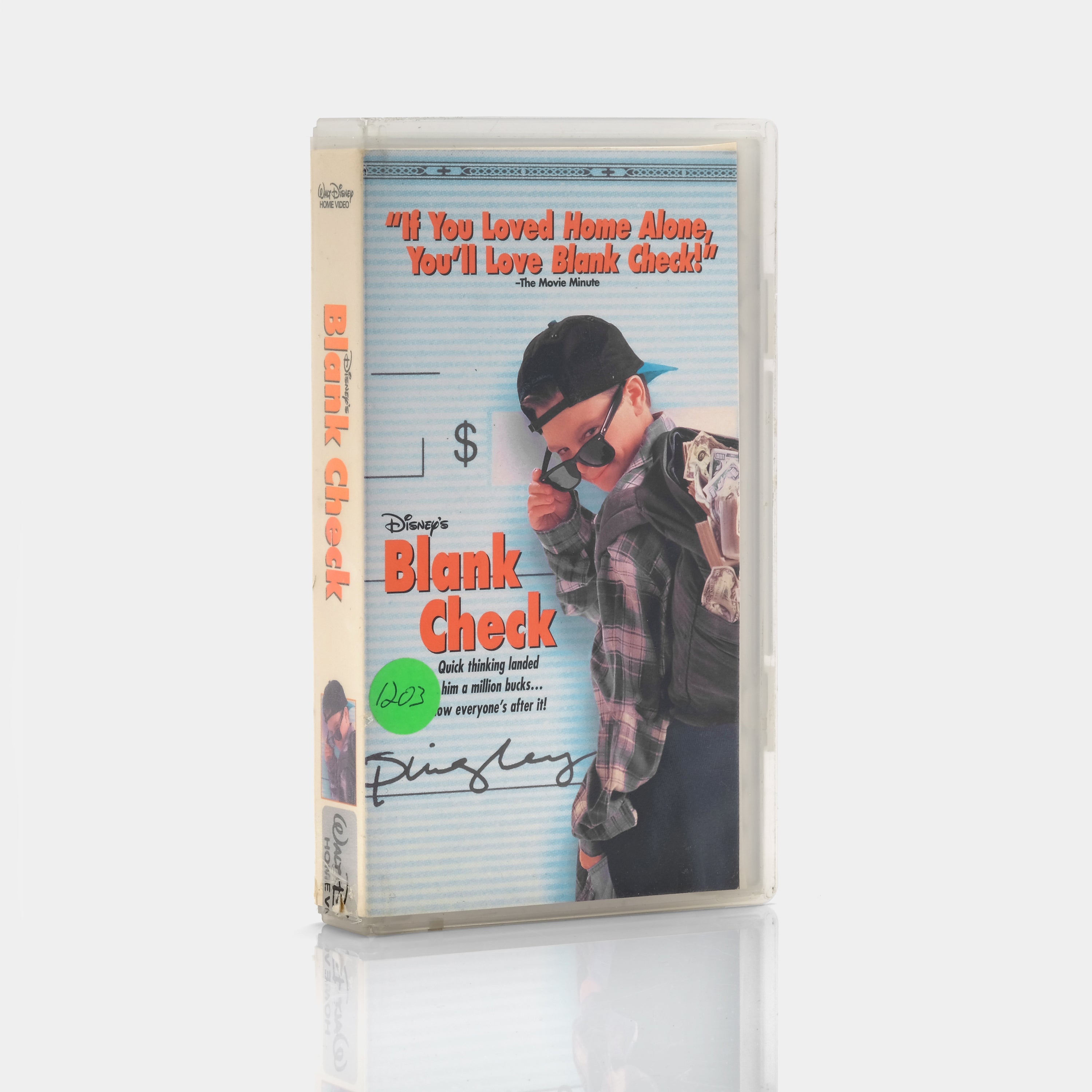 Disney's Blank Check VHS Tape