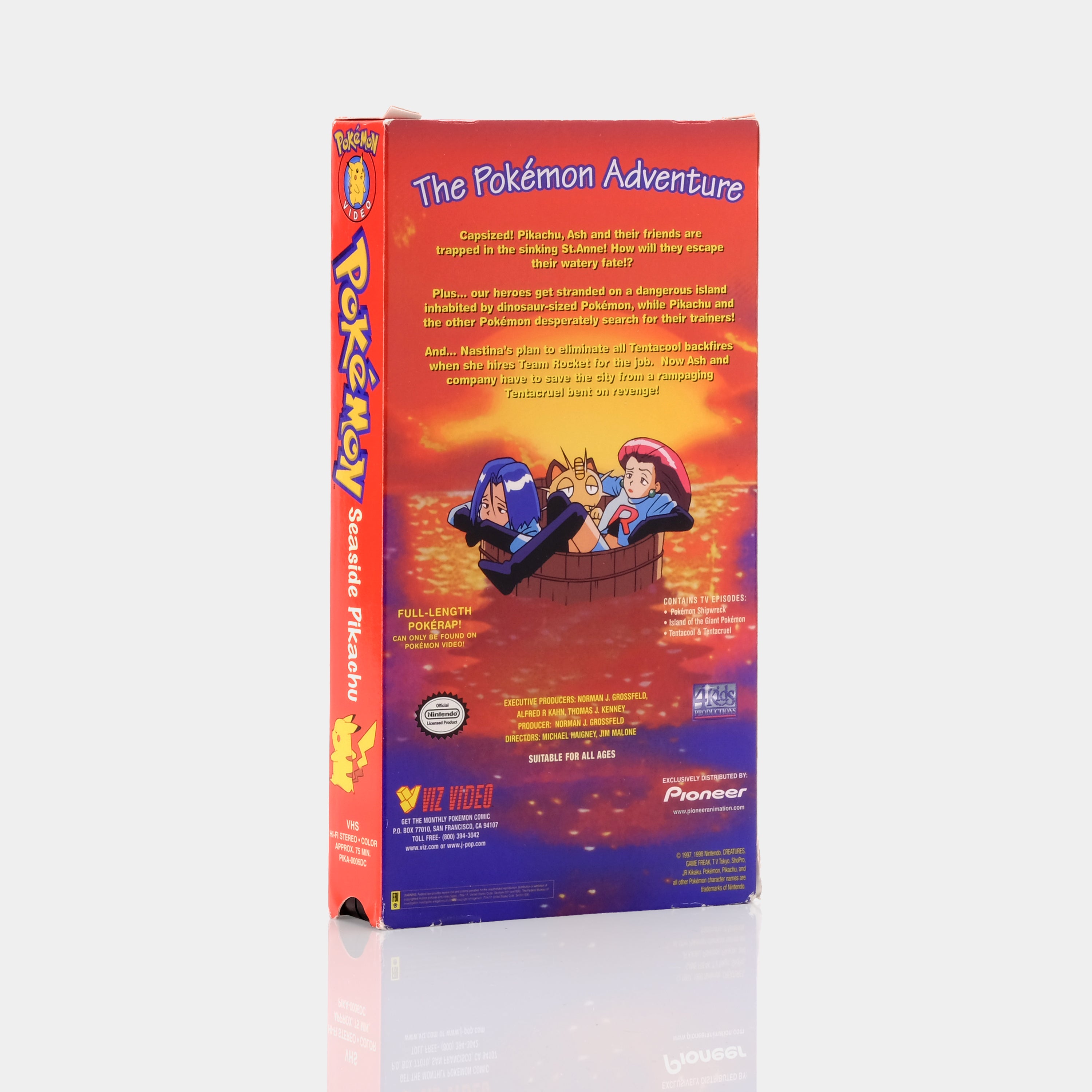 Pokémon: Seaside Pikachu VHS Tape