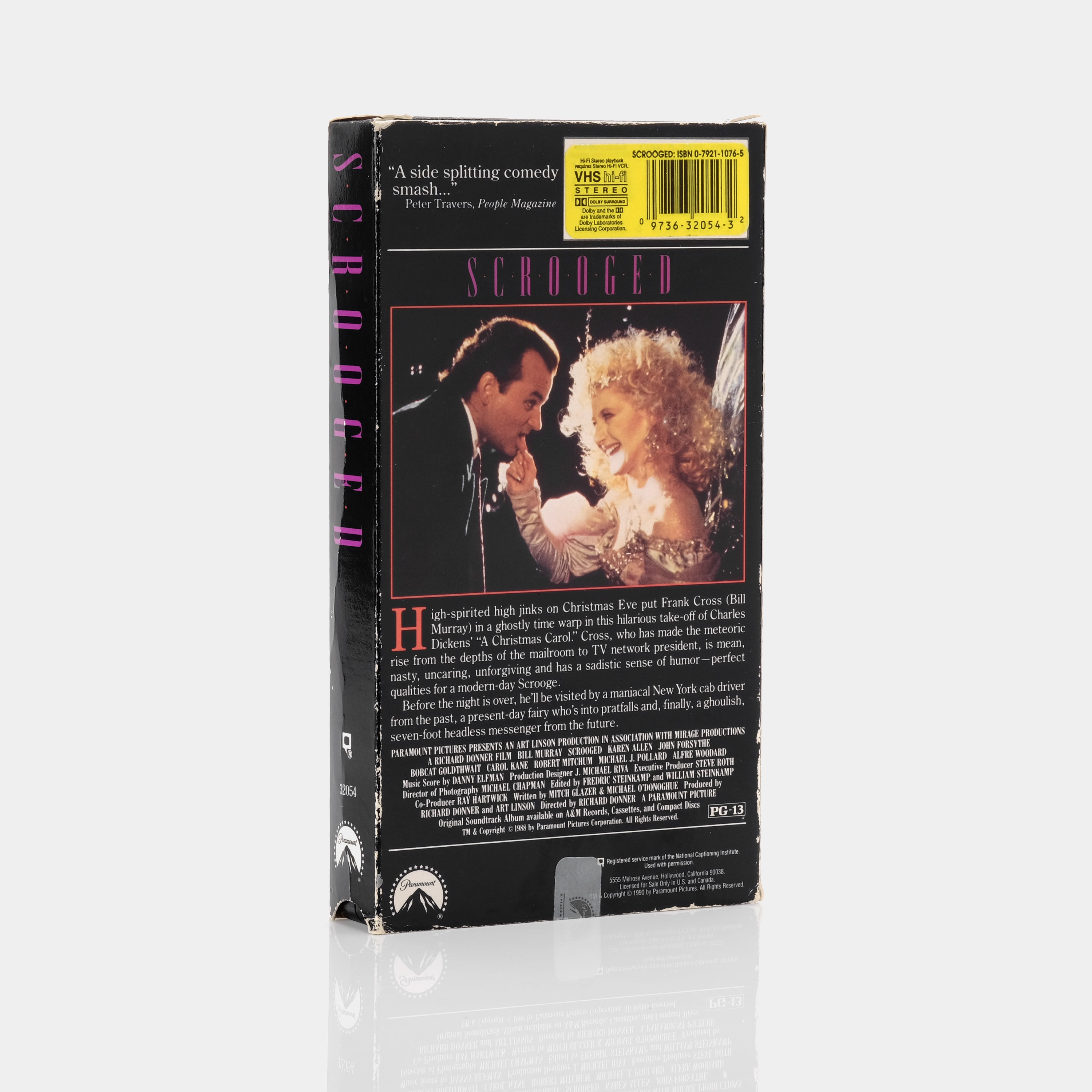Scrooged VHS Tape