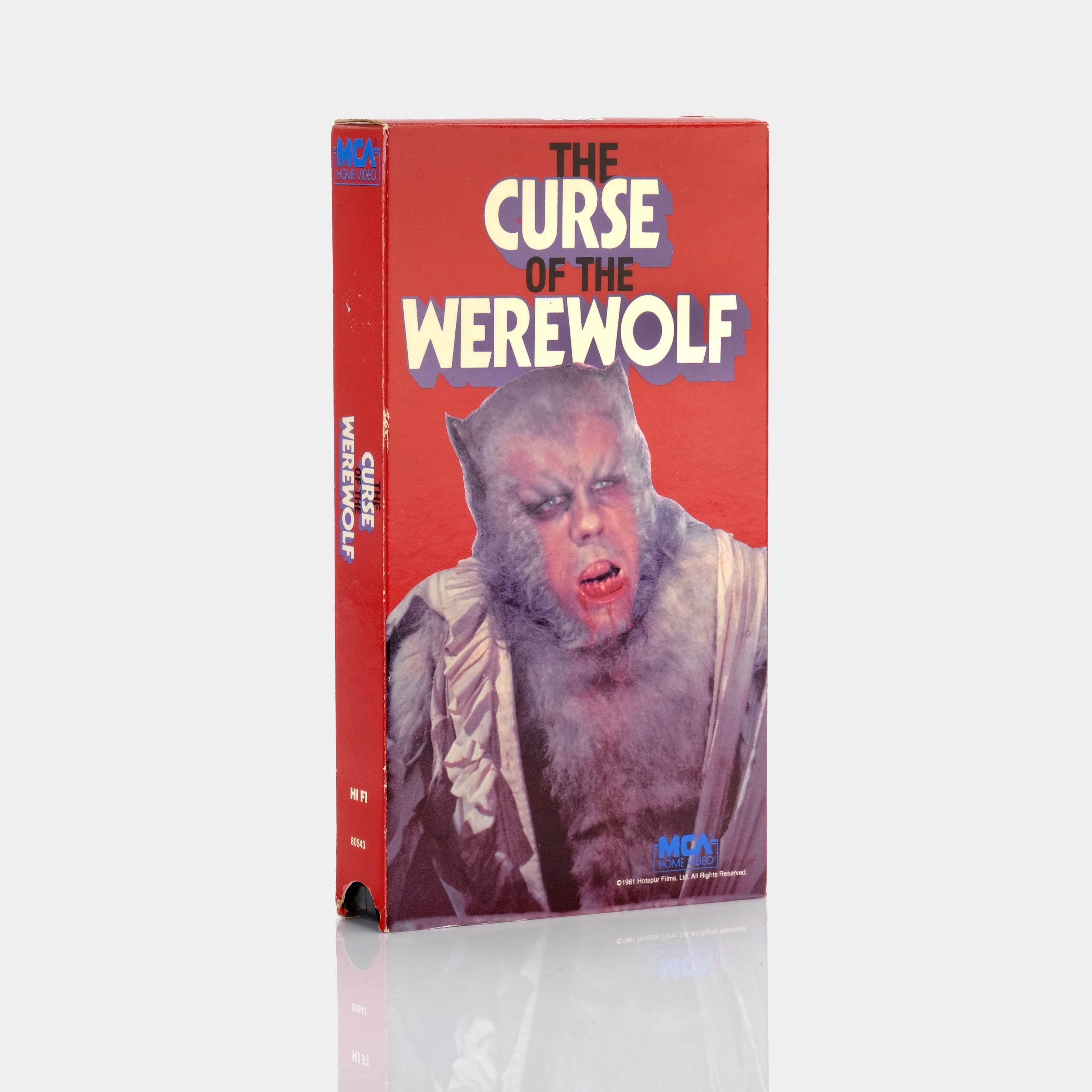 The Curse of the Werewolf VHS Tape
