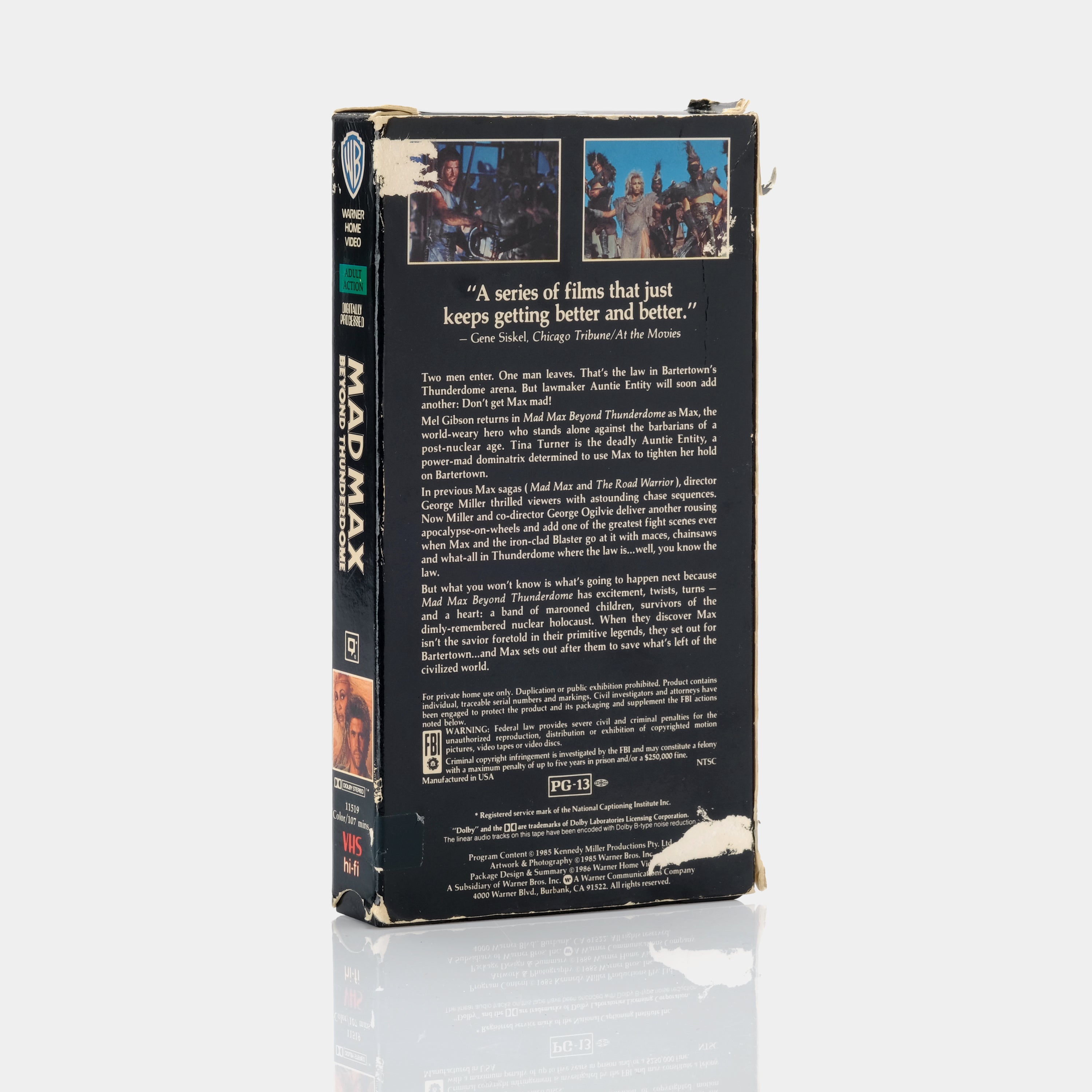 Mad Max Beyond Thunderdome VHS Tape