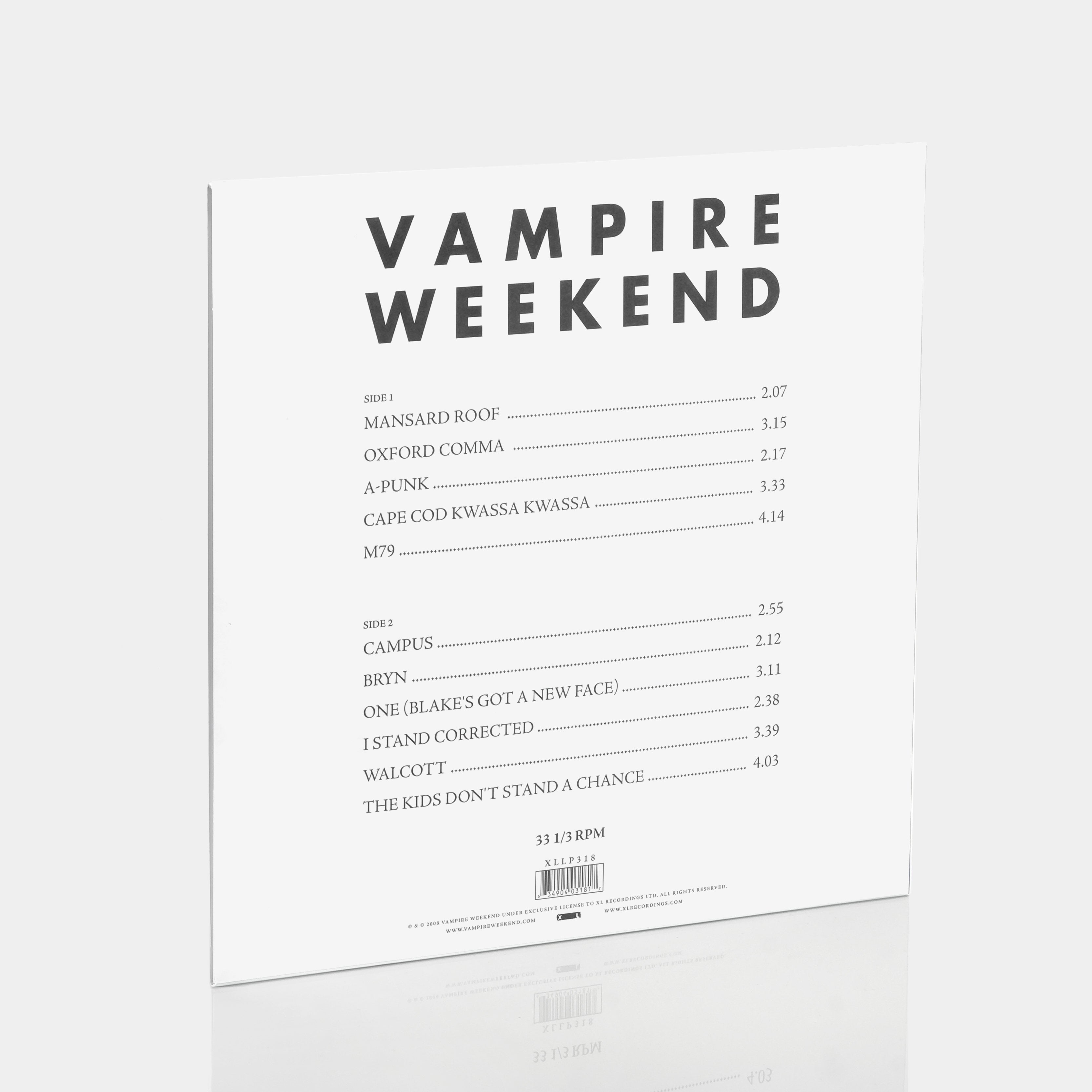 Vampire Weekend - Vampire Weekend LP Vinyl Record