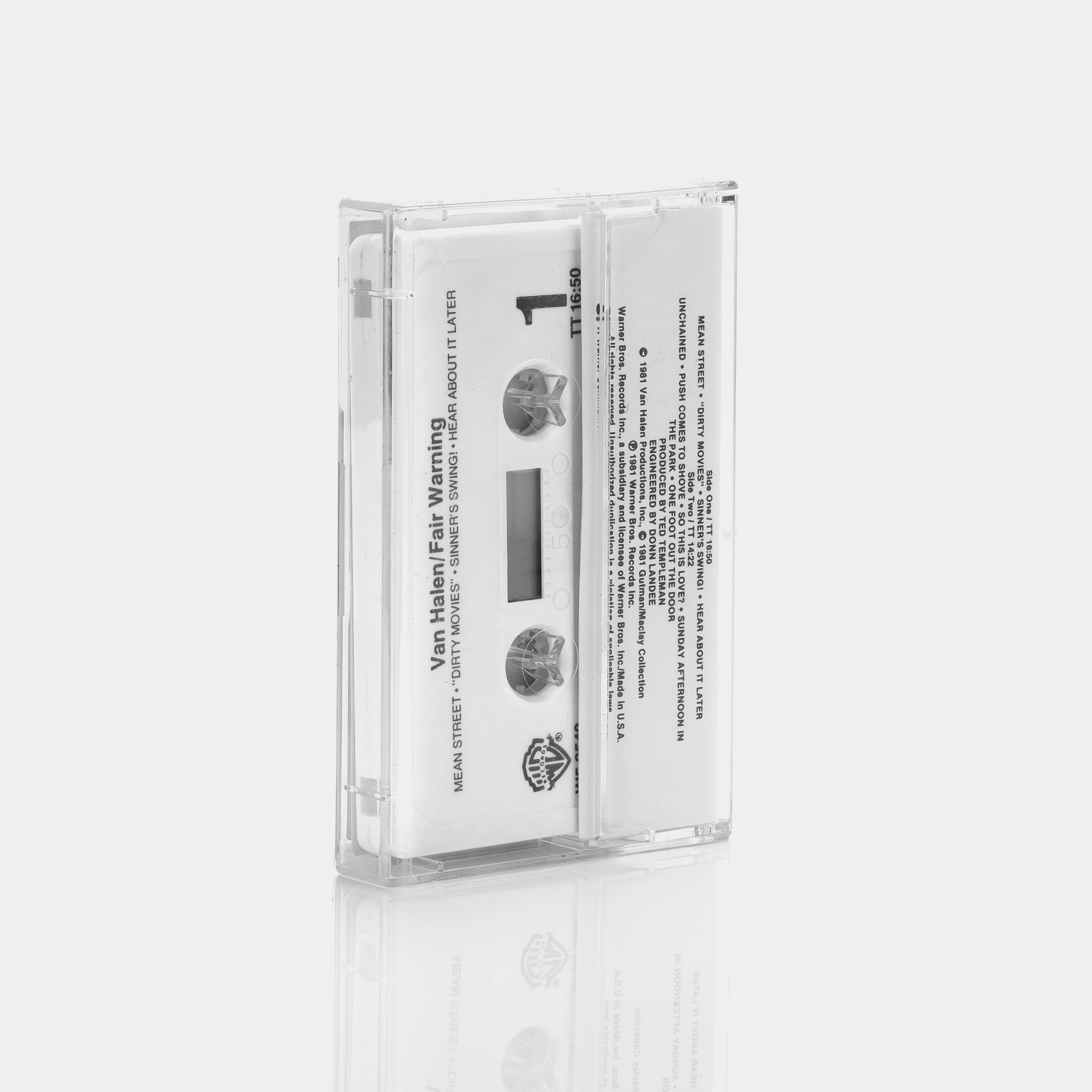 Van Halen - Fair Warning Cassette Tape