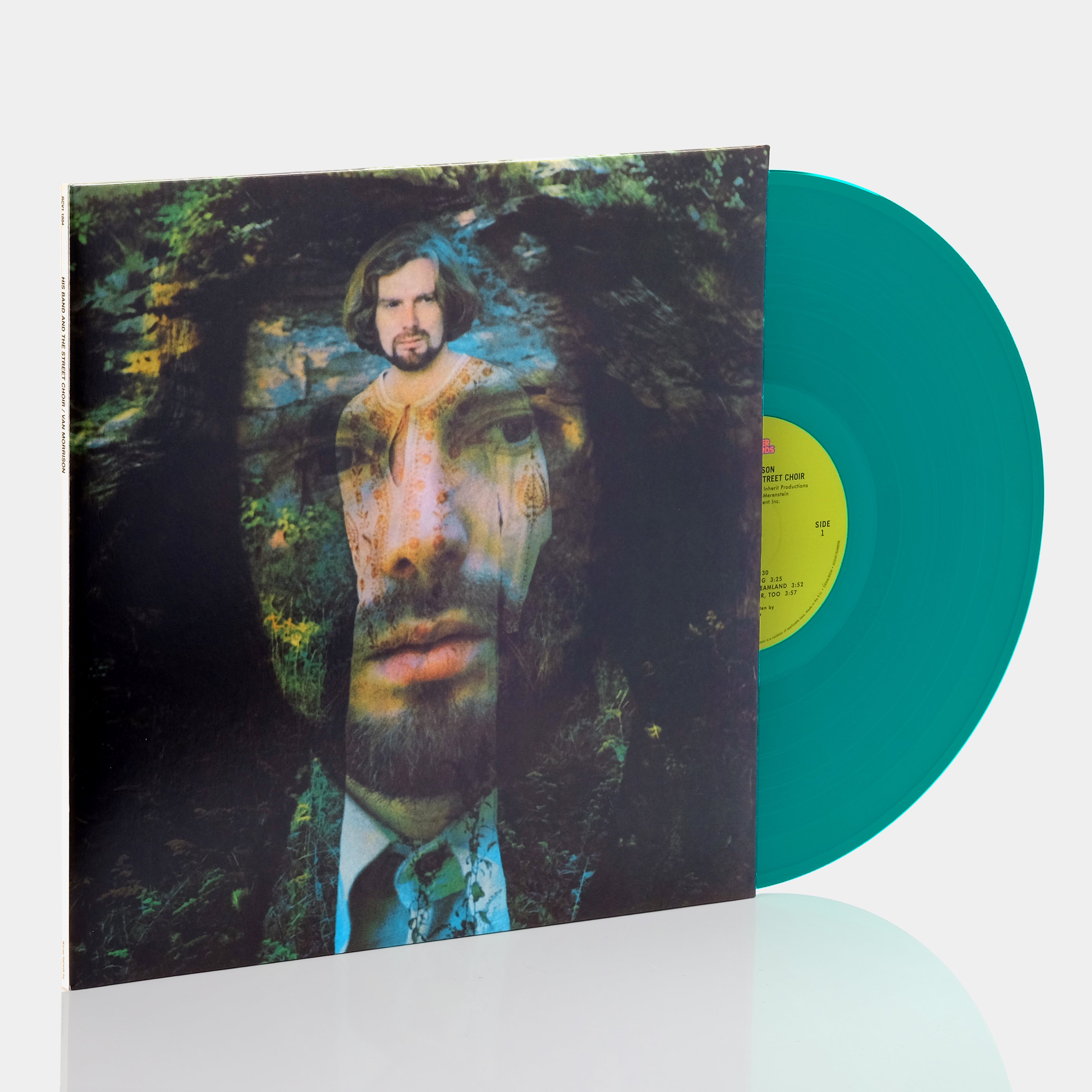 Van Morrison - His Band And The Street Choir LP Turquoise Vinyl Record