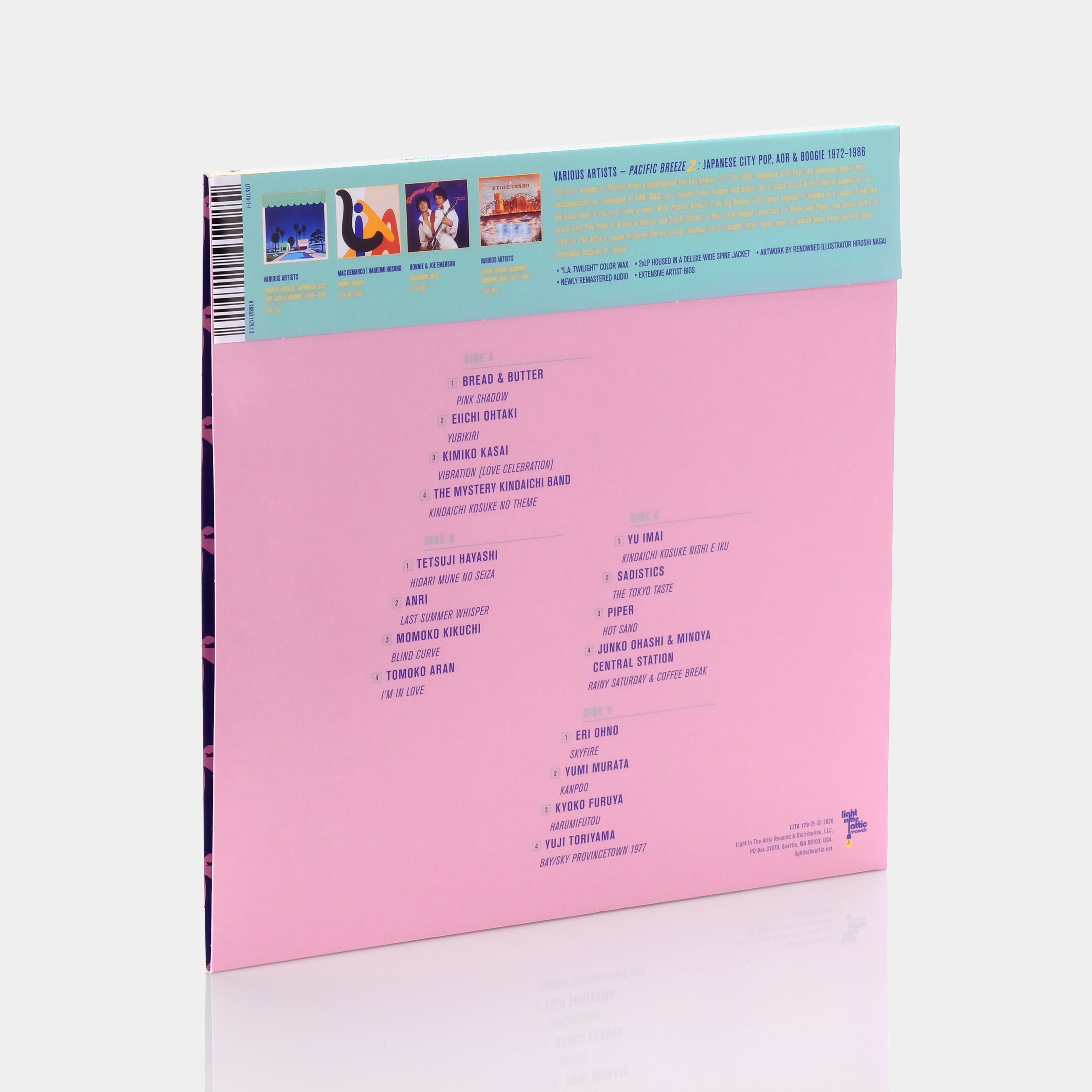 Pacific Breeze 2: Japanese City Pop, AOR & Boogie 1972-1986 2xLP L.A. Twilight Vinyl Record