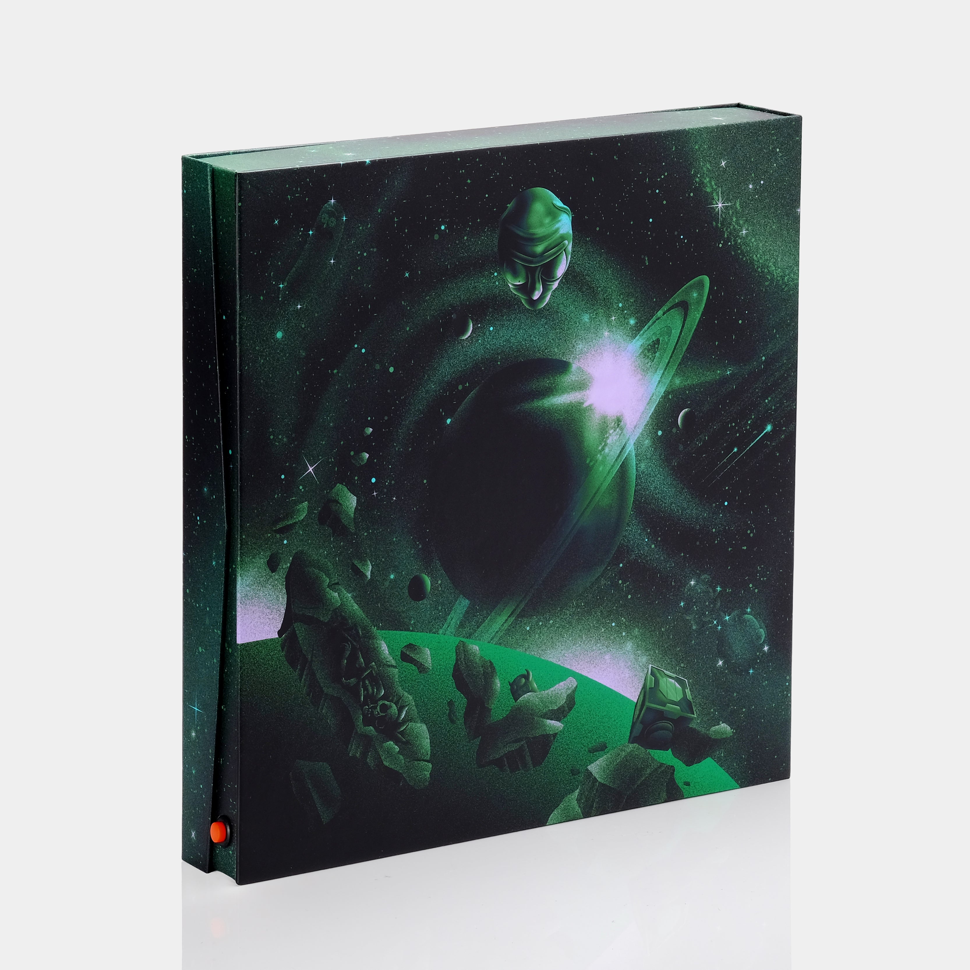The Rick And Morty Soundtrack 2xLP Portal Colored Vinyl Record + 7" Clear Single