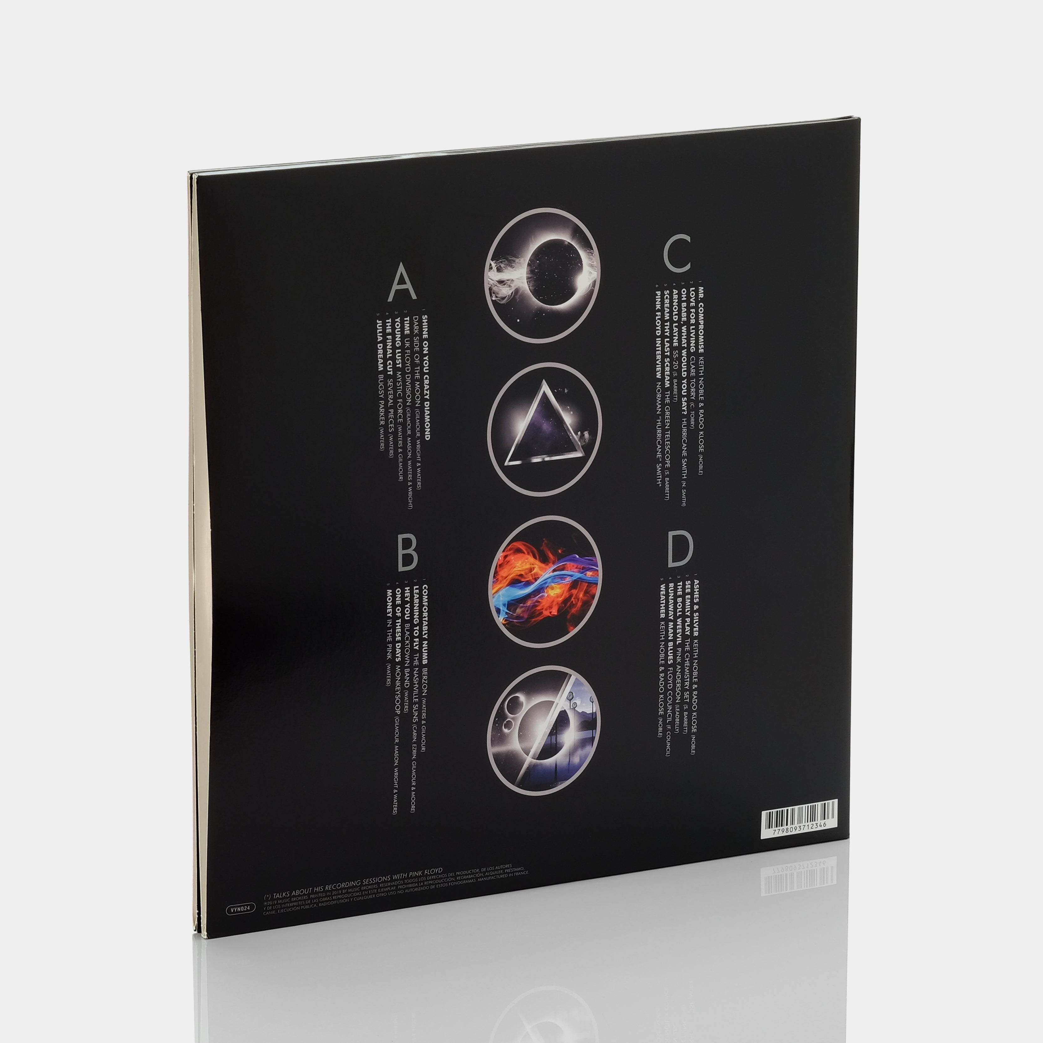 The Many Faces of Pink Floyd 2xLP White Vinyl Record