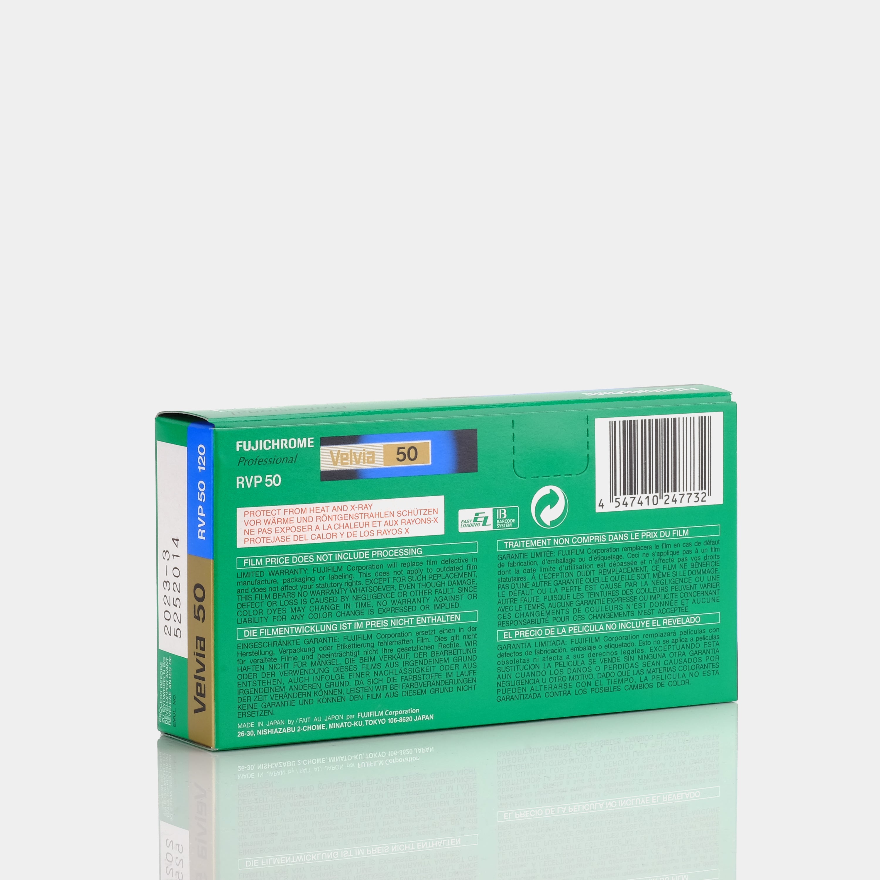 Fujichrome Velvia 50 Color 120 Film - 5 Pack