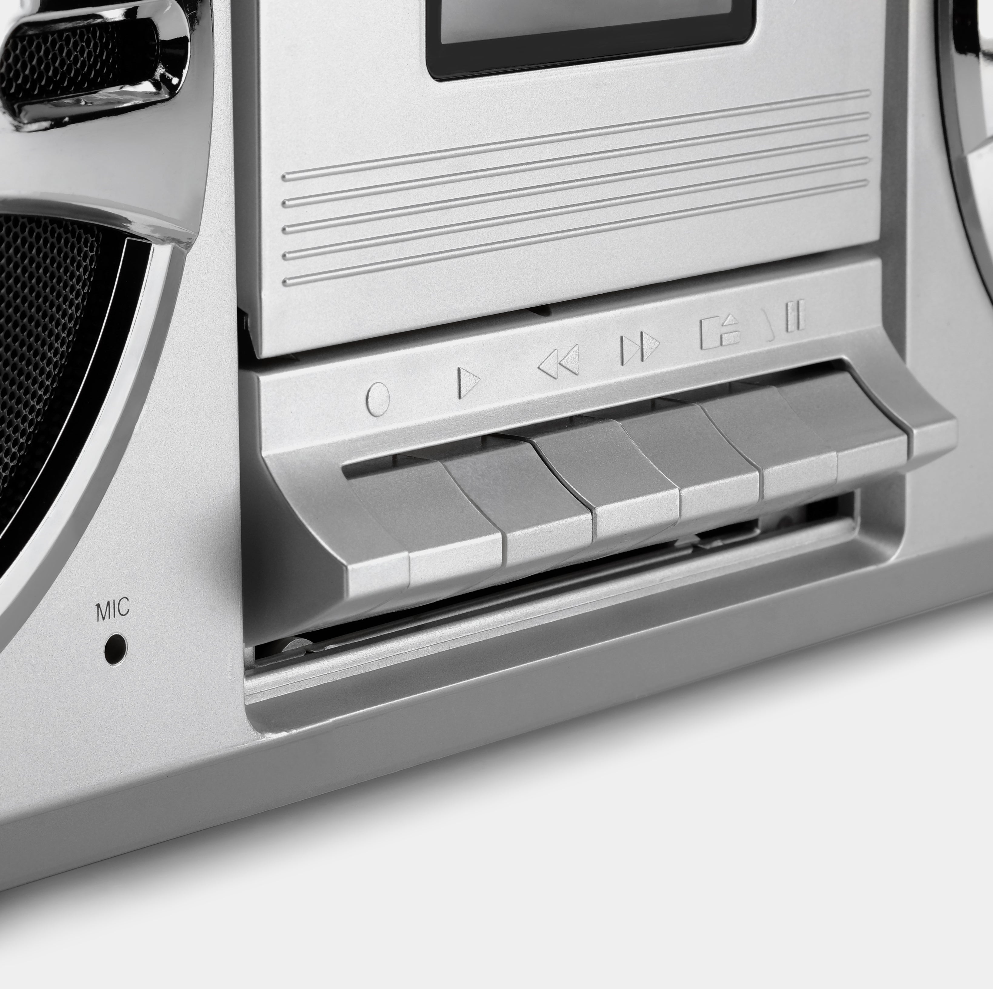 Victrola Bluetooth AM/FM Boombox Cassette Player