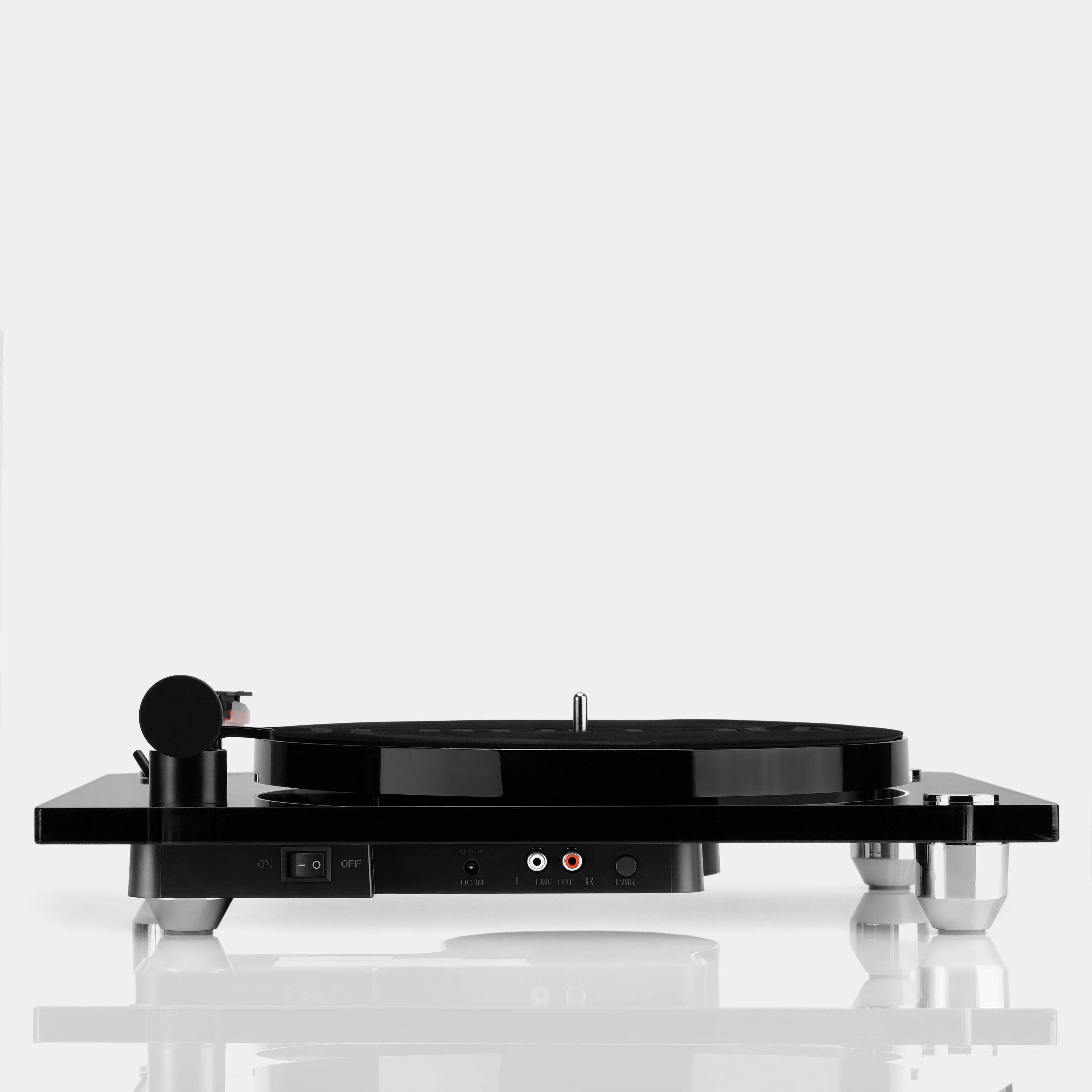 Victrola Acrylic Bluetooth Turntable and Wireless Speakers - Black