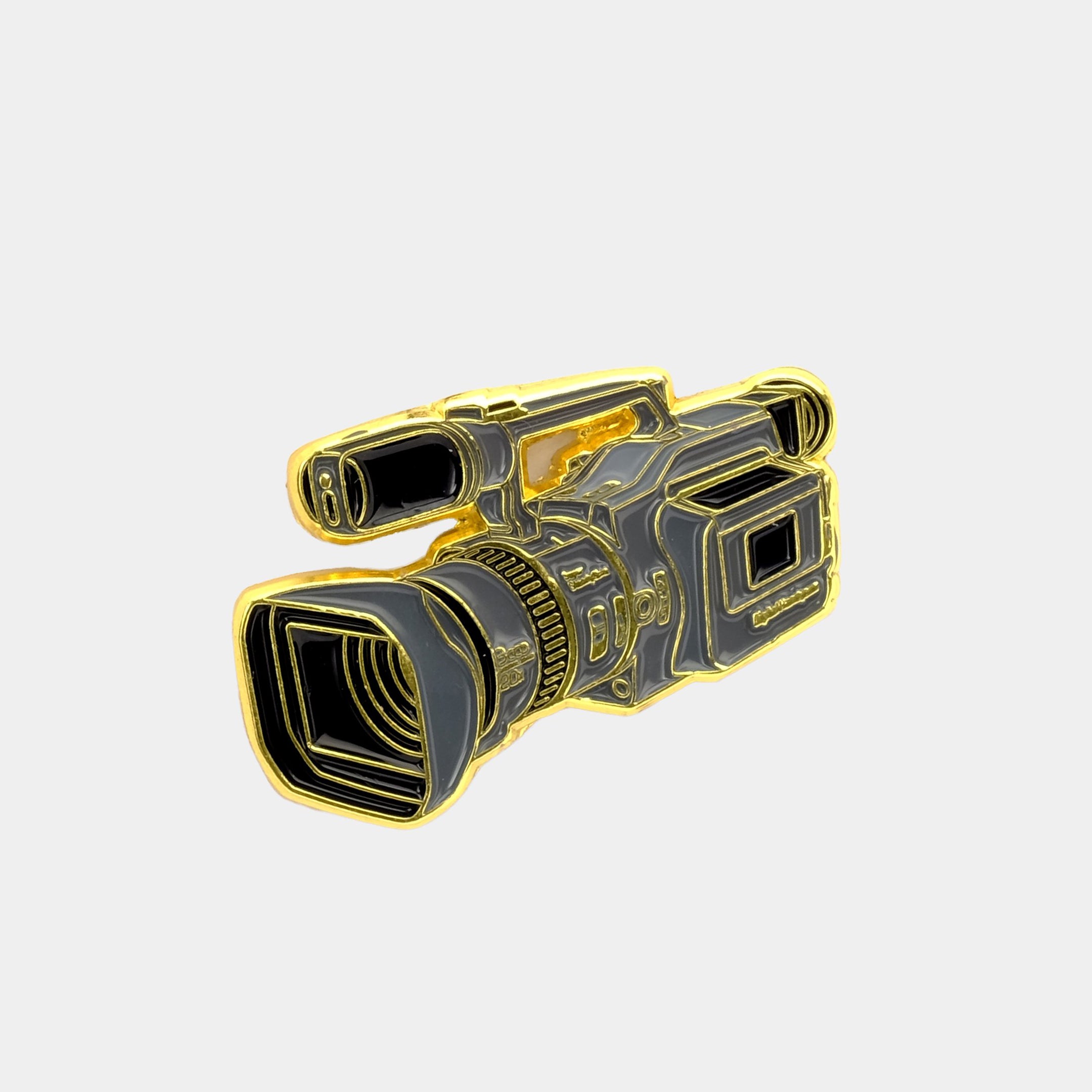 Video Camera Enamel Pin